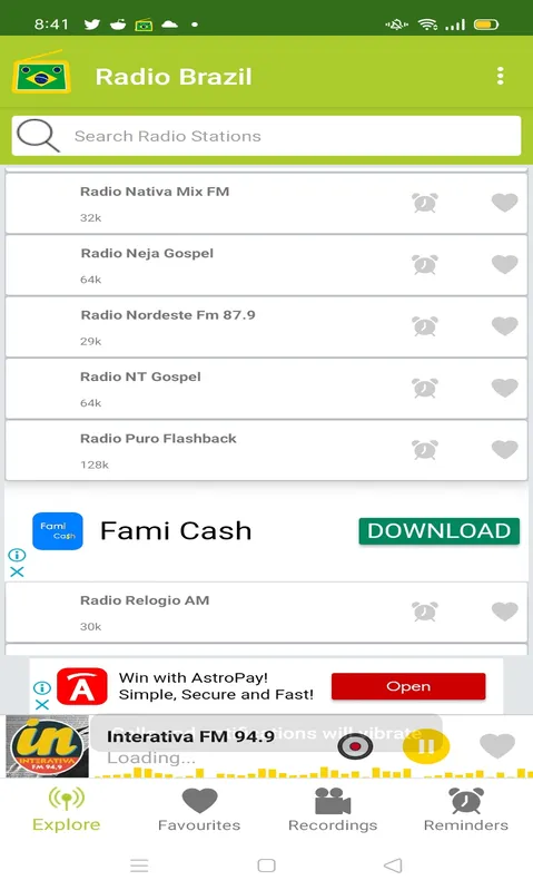 Radio Brazil : Online Ràdio | Indus Appstore | Screenshot