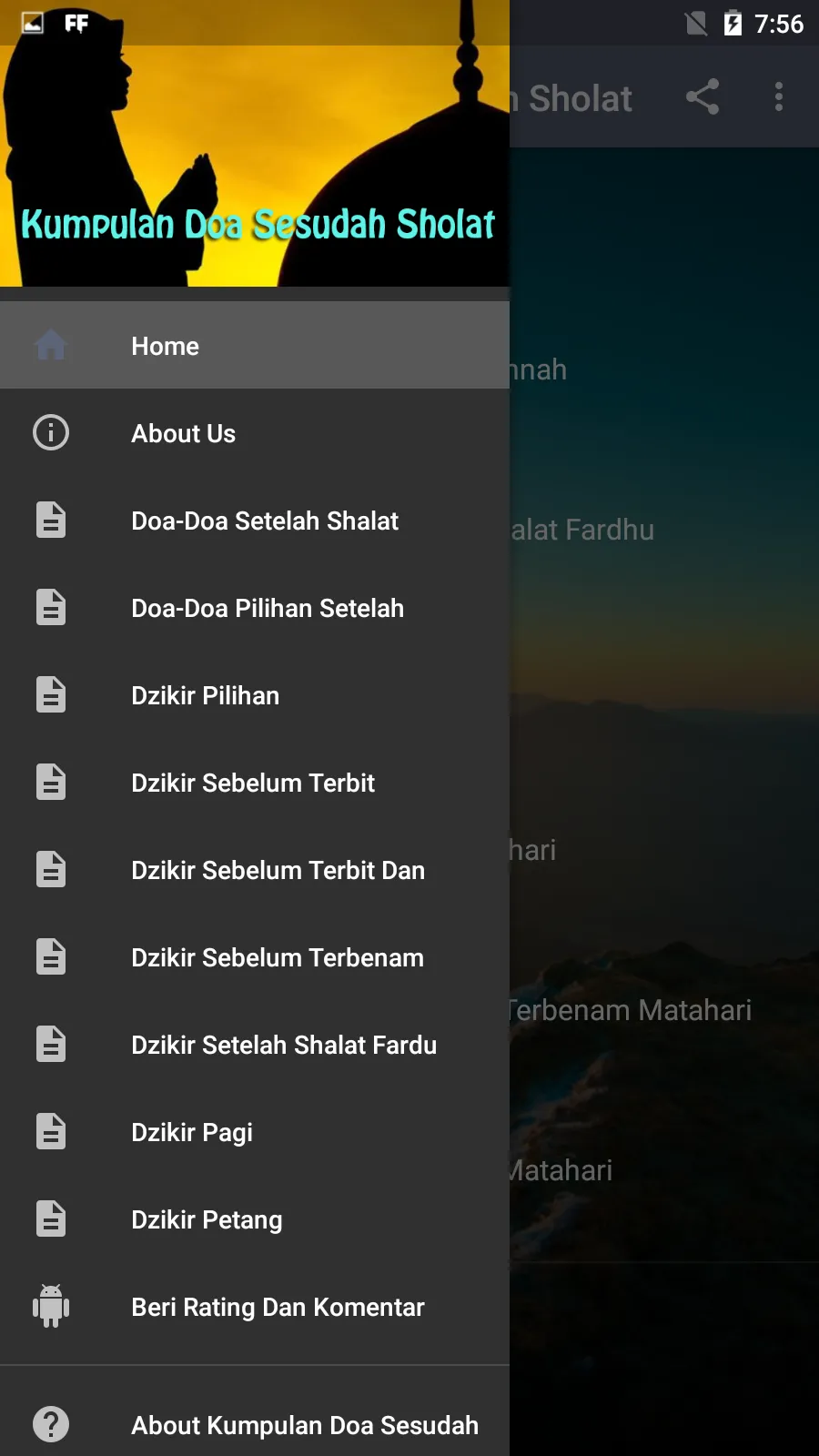 Kumpulan Doa Sesudah Sholat | Indus Appstore | Screenshot