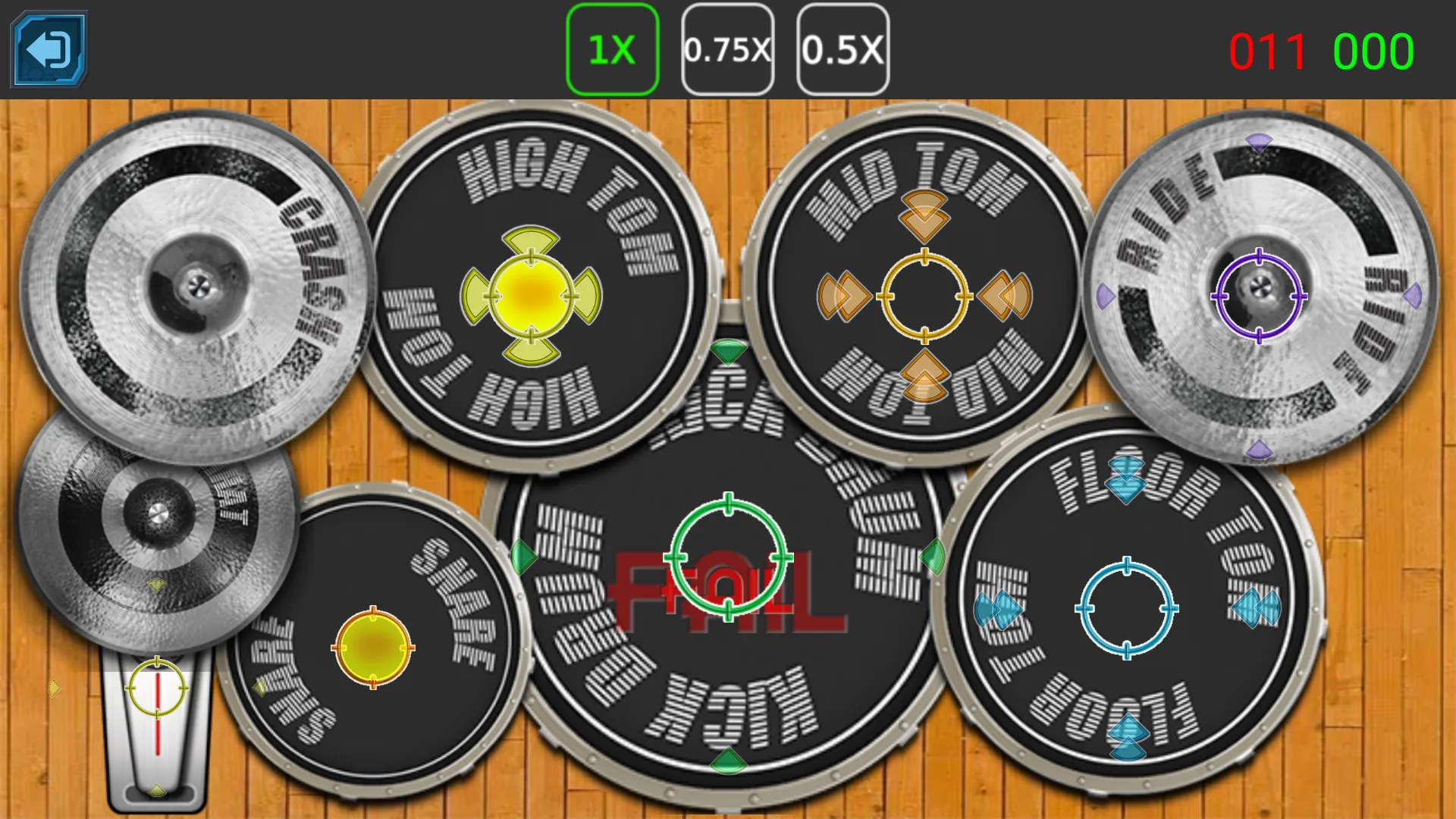 Drum Hero (rock music game, ti | Indus Appstore | Screenshot