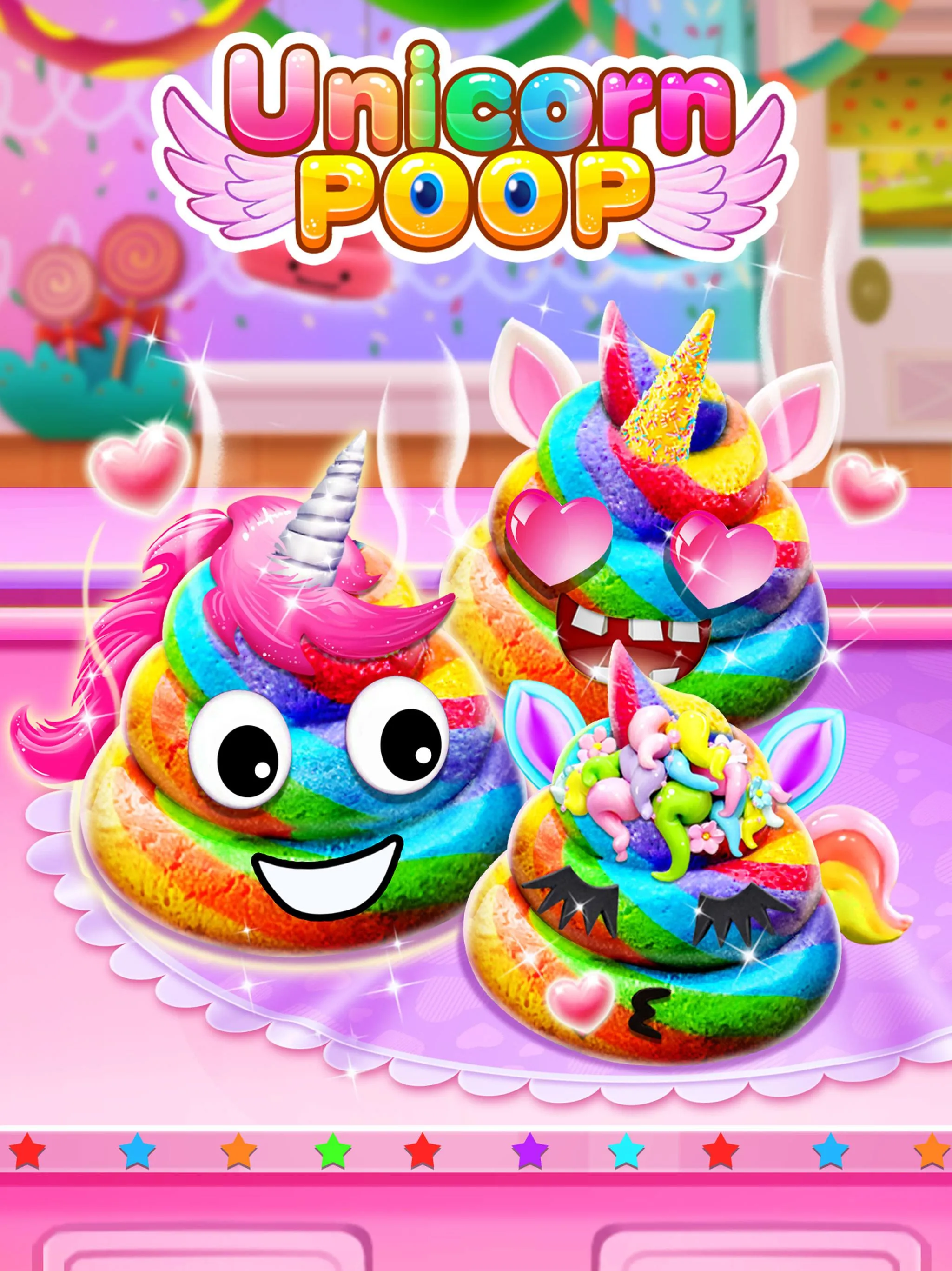 Unicorn Rainbow Poop Cookies | Indus Appstore | Screenshot