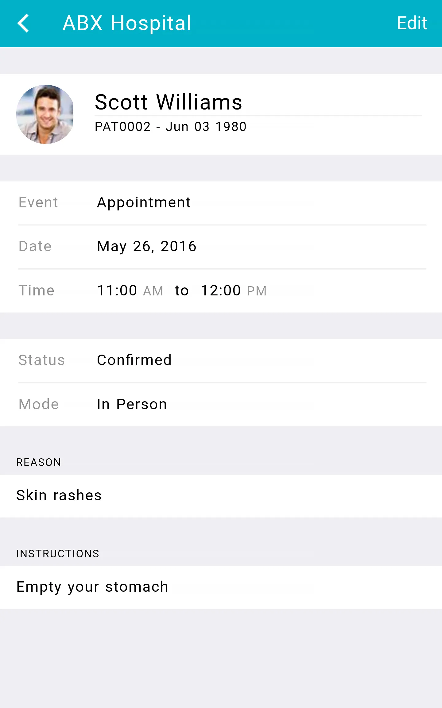 ChARM EHR Scheduler | Indus Appstore | Screenshot