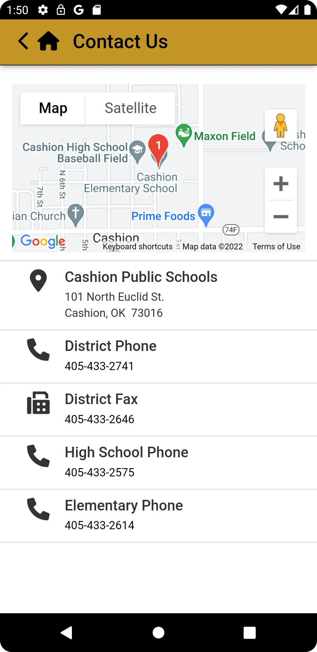 Cashion Public Schools | Indus Appstore | Screenshot