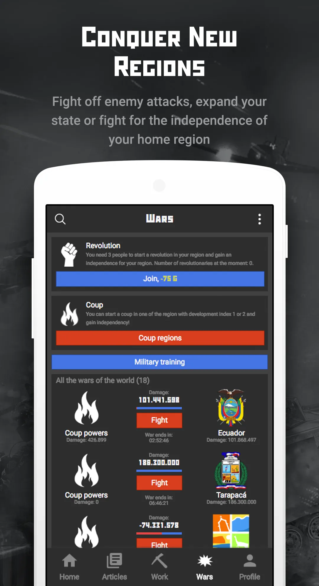 Rival Regions: world strategy | Indus Appstore | Screenshot