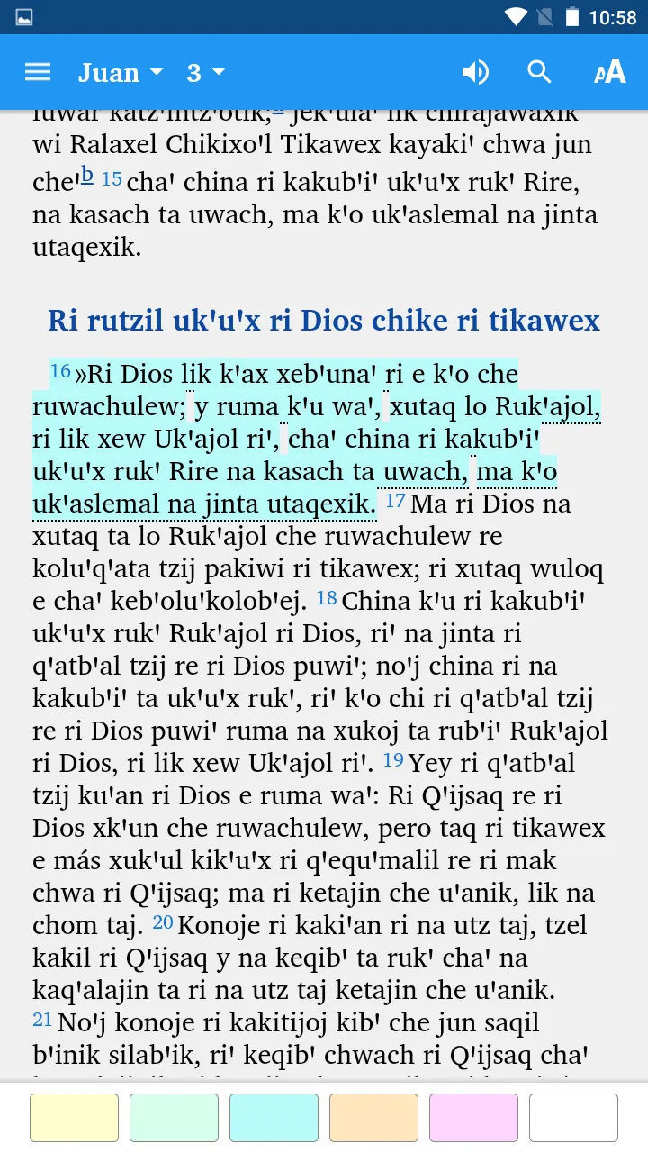 Achi Rabinal Bible  (new orth) | Indus Appstore | Screenshot