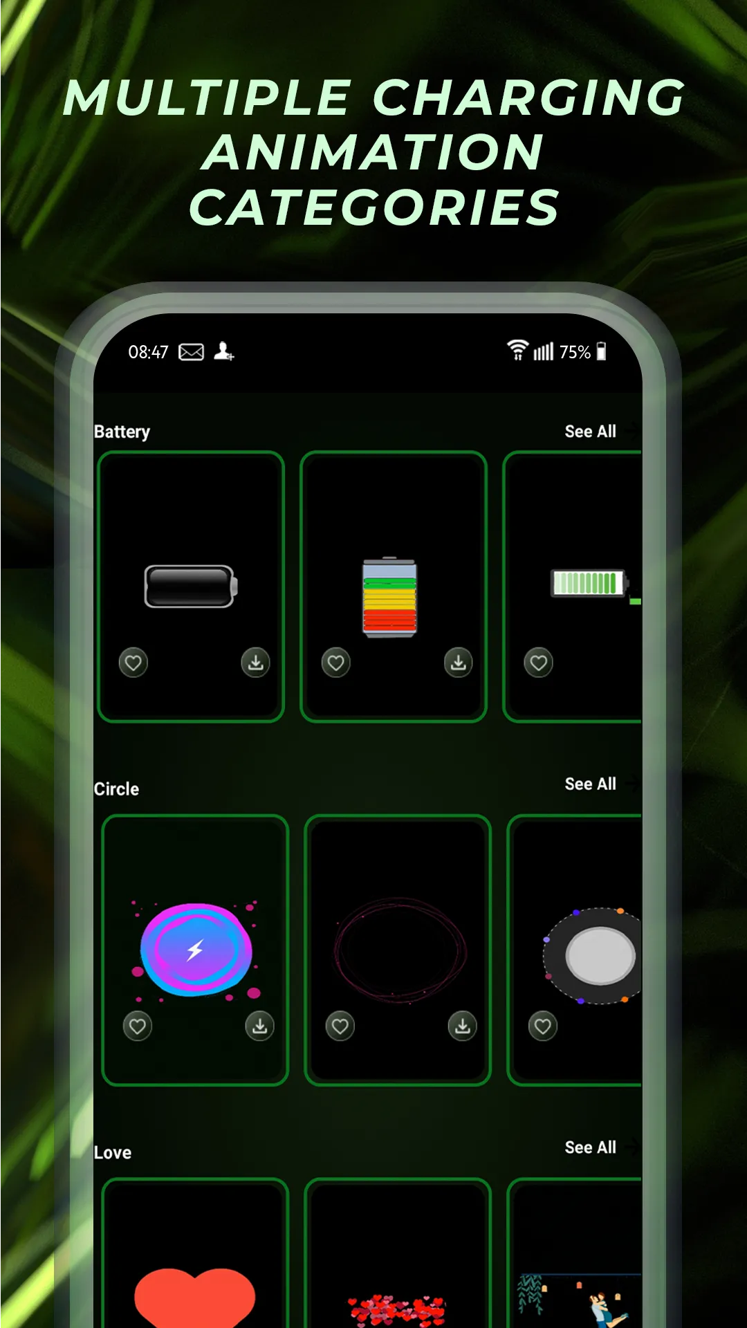 Battery Screen Effect Show | Indus Appstore | Screenshot