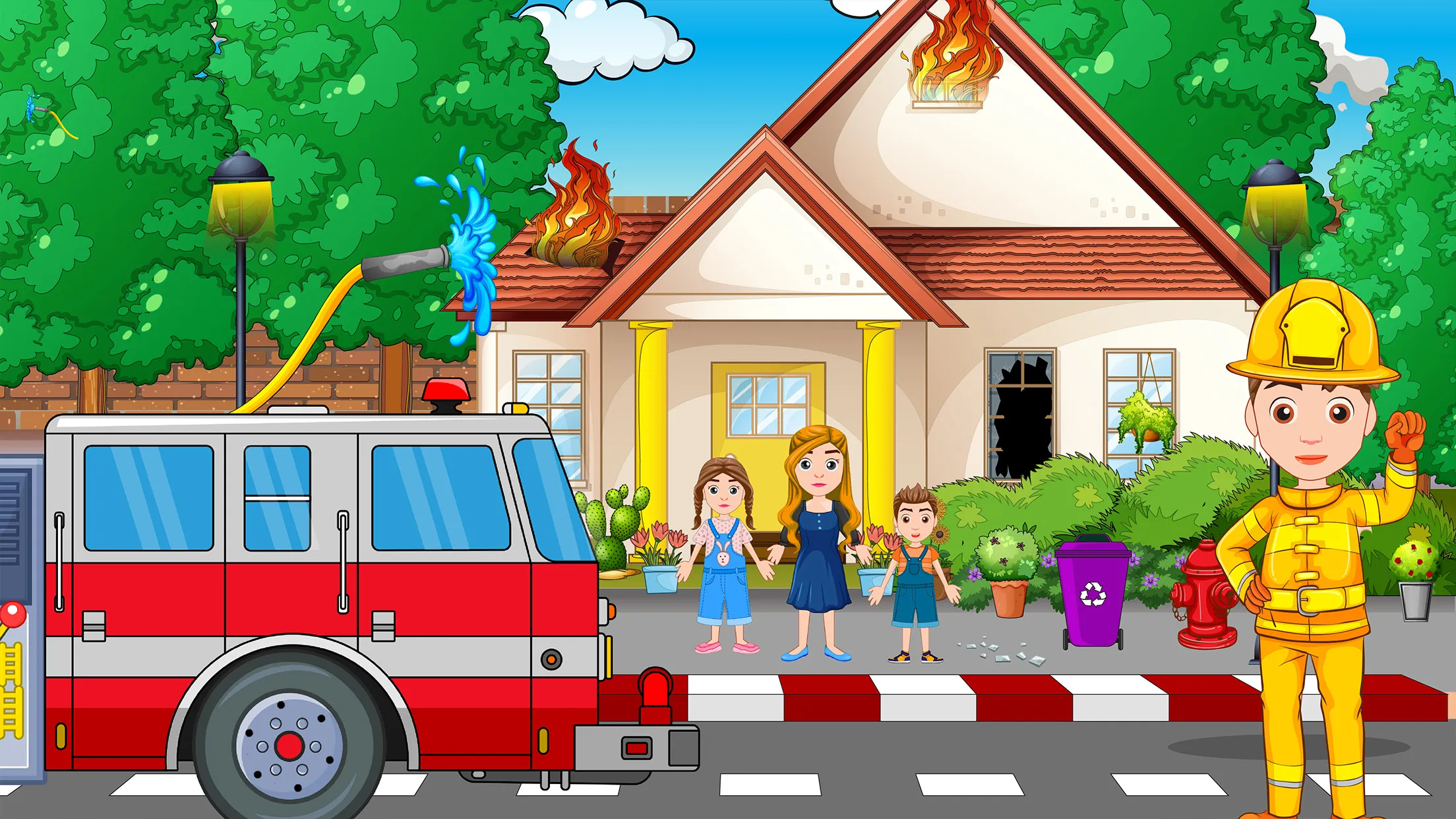 Pretend Town Fire Station Life | Indus Appstore | Screenshot