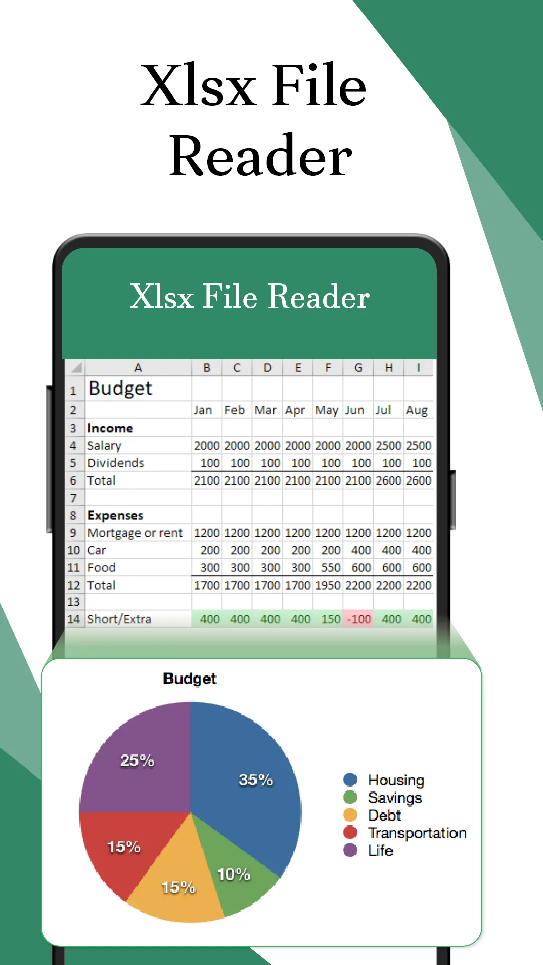 Xlsx File Reader - Xlsx viewer | Indus Appstore | Screenshot