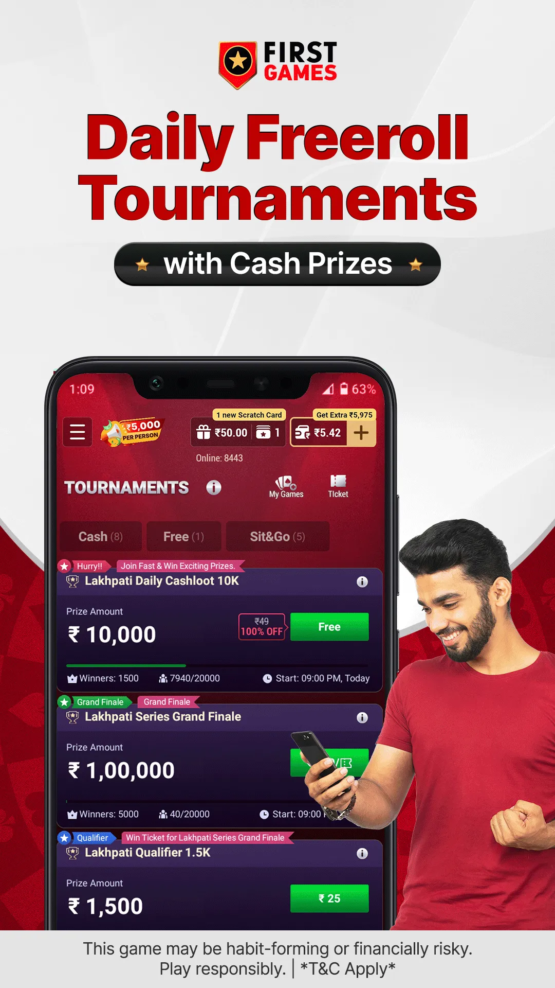 First Games : Rummy & Fantasy | Indus Appstore | Screenshot