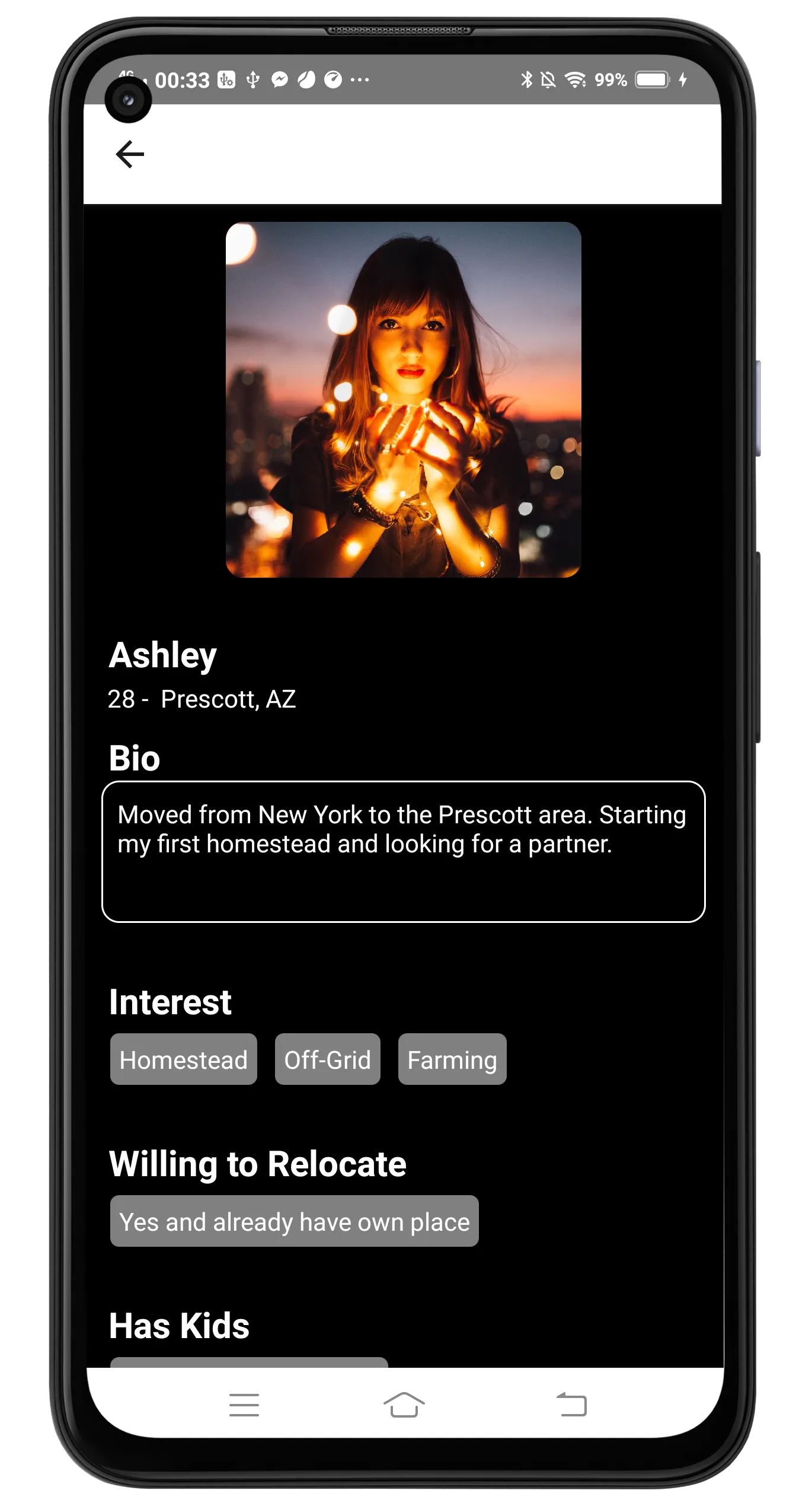 Permie Match - Offgrid Dating | Indus Appstore | Screenshot