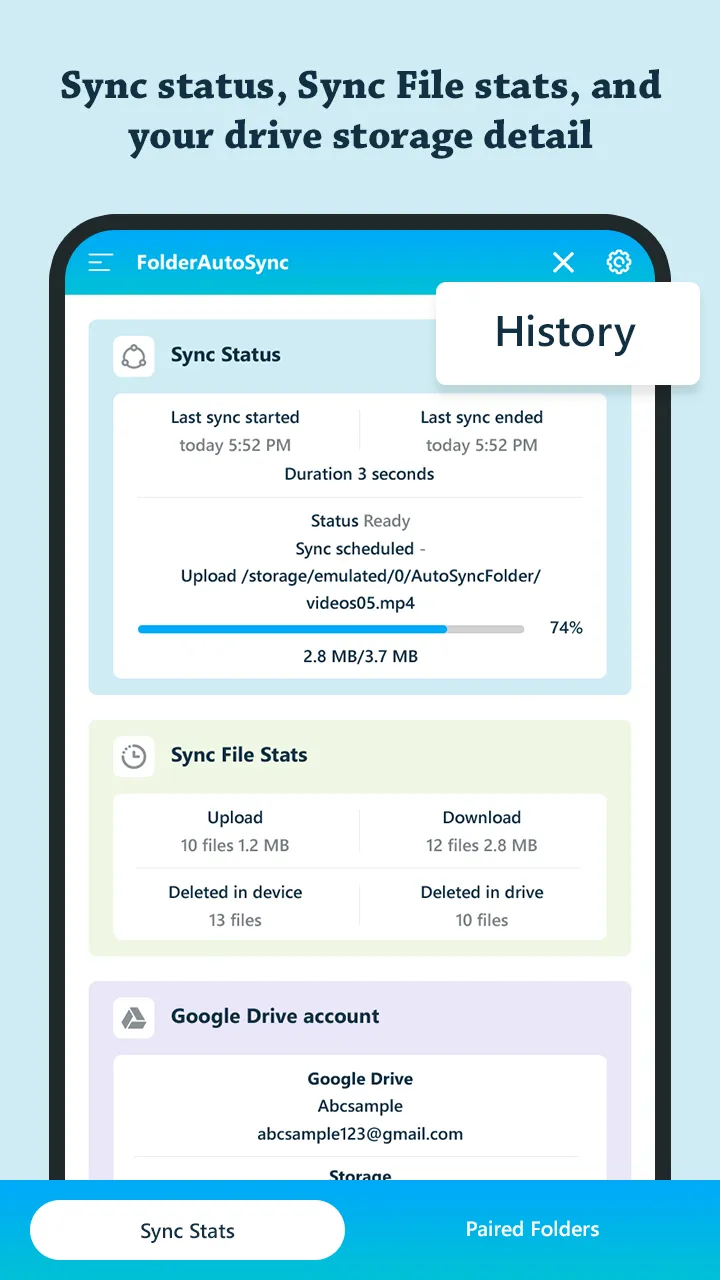 FolderAutoSync: File Backup | Indus Appstore | Screenshot