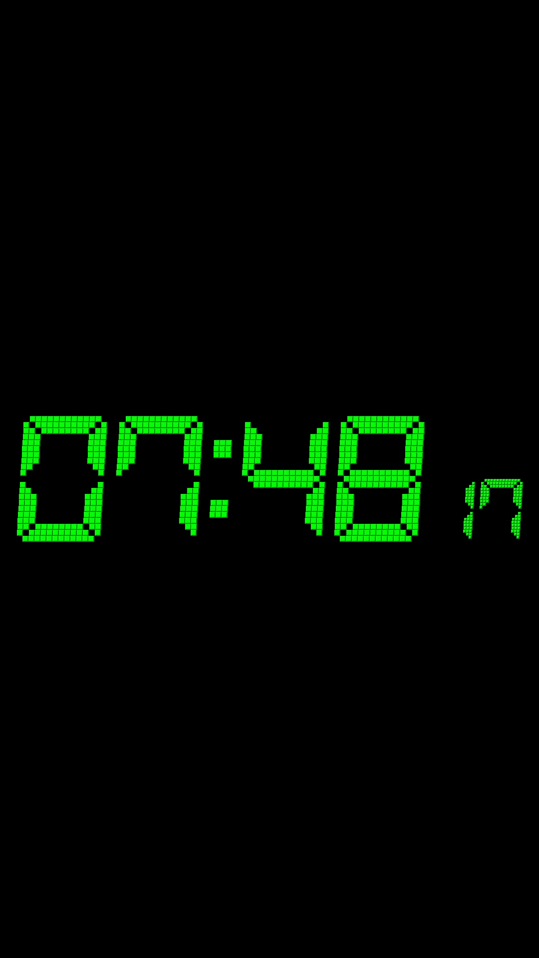 Animated Digital Clock-7 | Indus Appstore | Screenshot