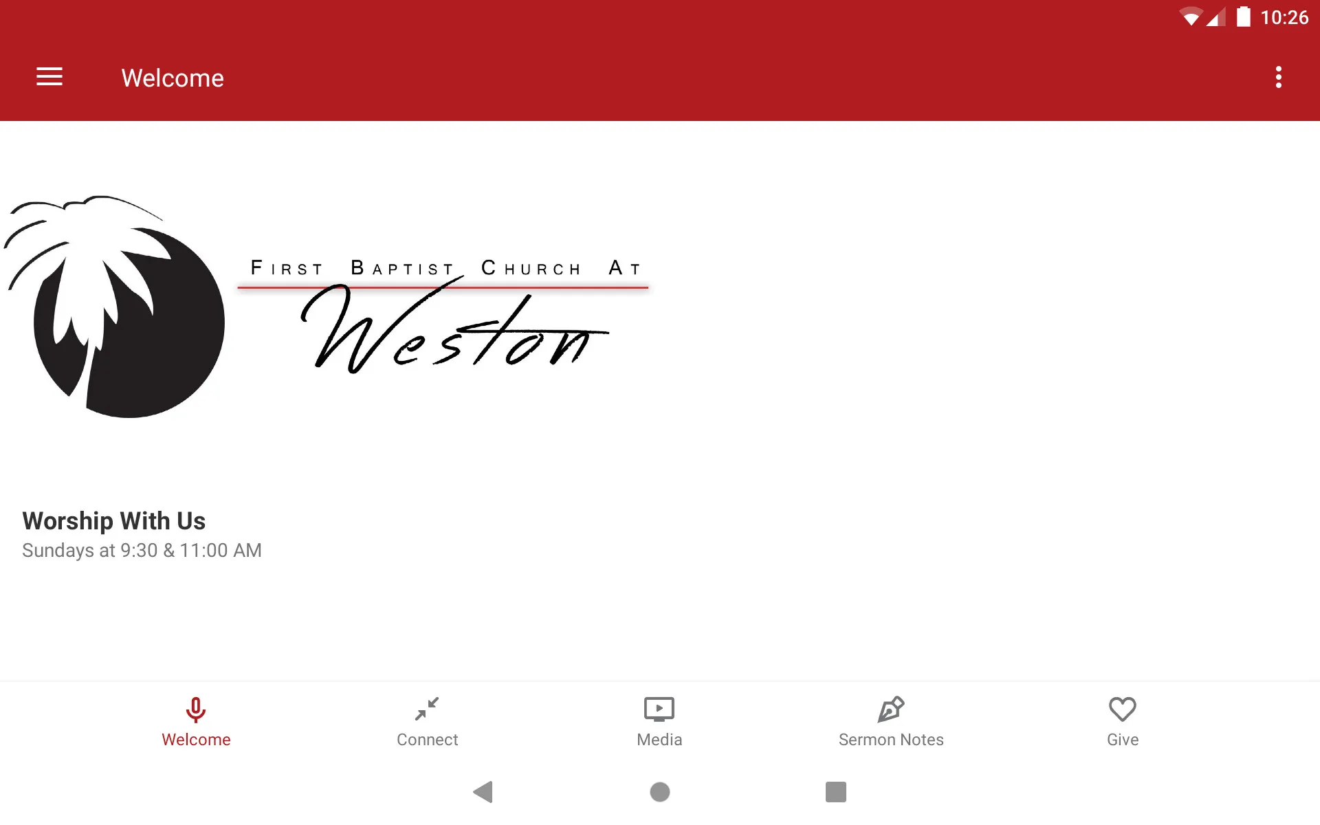 First Baptist at Weston | Indus Appstore | Screenshot