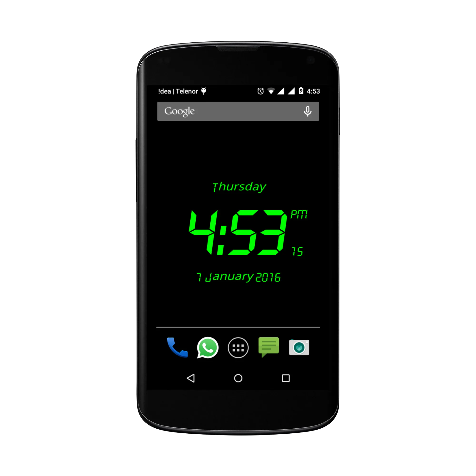 LED Digital Clock LWP | Indus Appstore | Screenshot