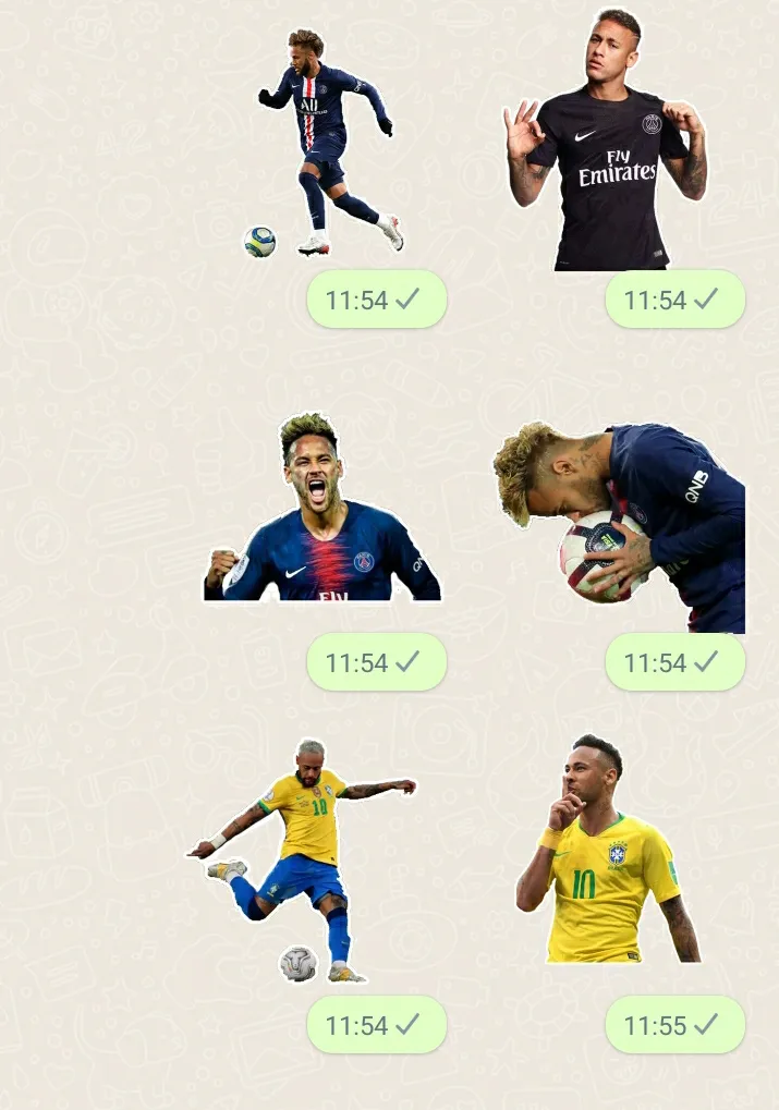 Neymar Stickers | Indus Appstore | Screenshot