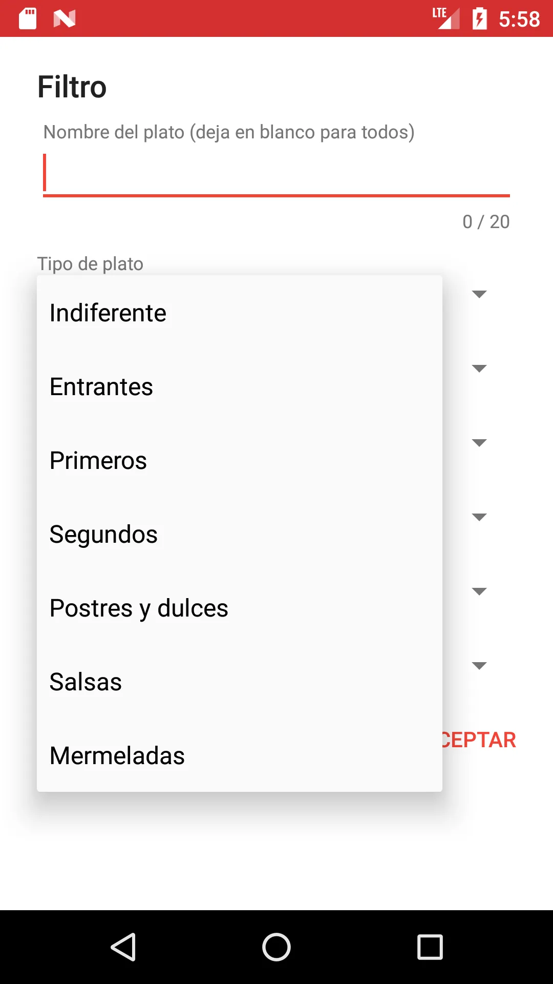 Recetas de cocina casera fácil | Indus Appstore | Screenshot