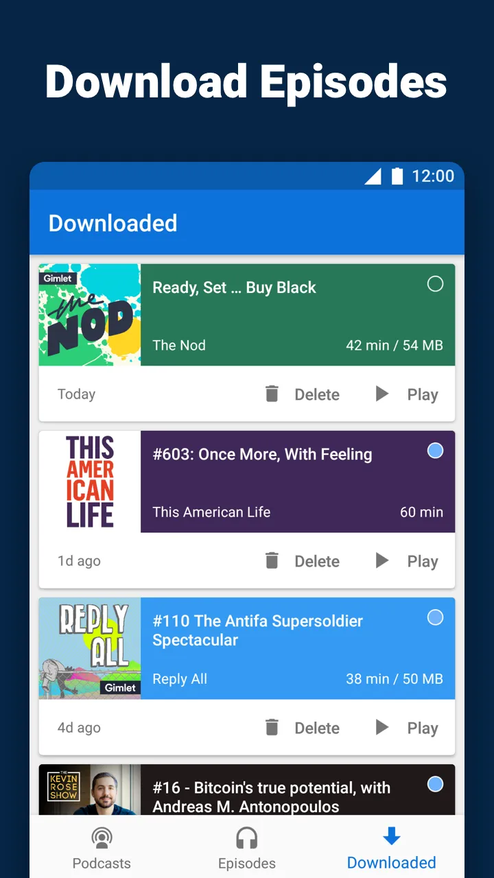 PodByte: Podcast Player Audio | Indus Appstore | Screenshot