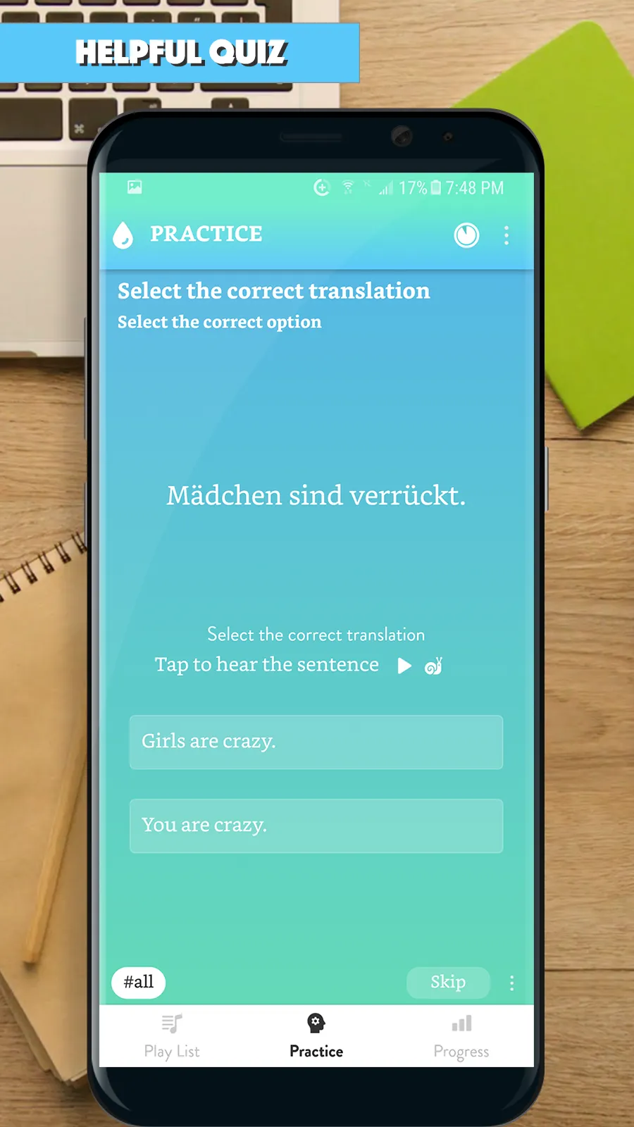 German Sentence Master 2 | Indus Appstore | Screenshot