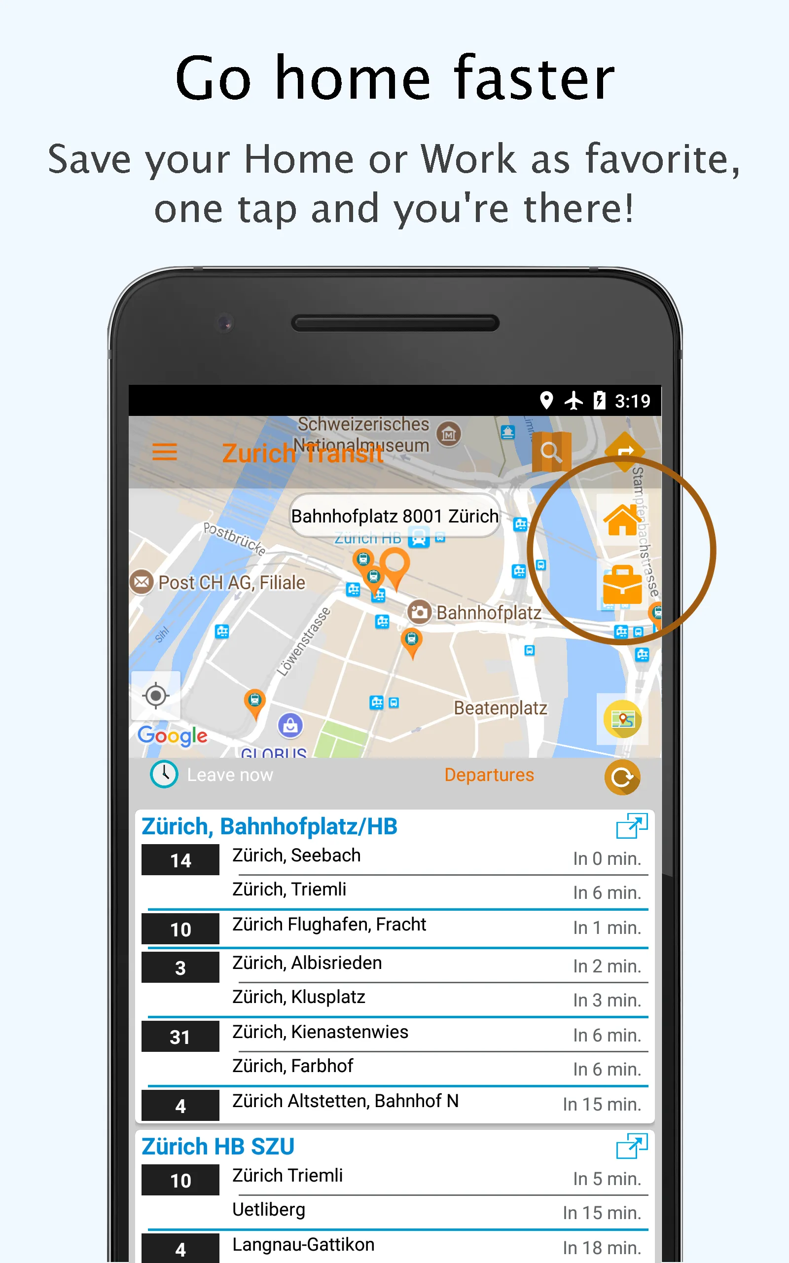 Zurich Public Transport | Indus Appstore | Screenshot