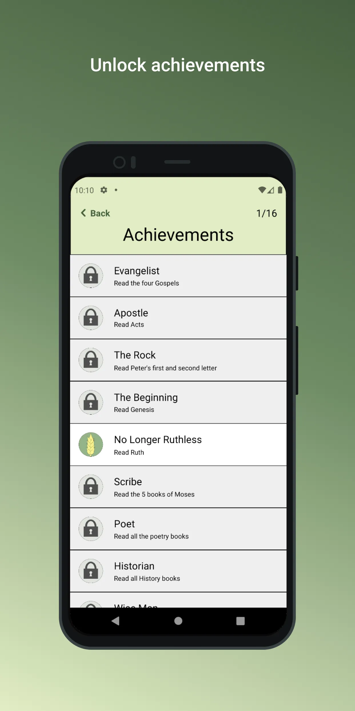 My Bible Tracker | Indus Appstore | Screenshot