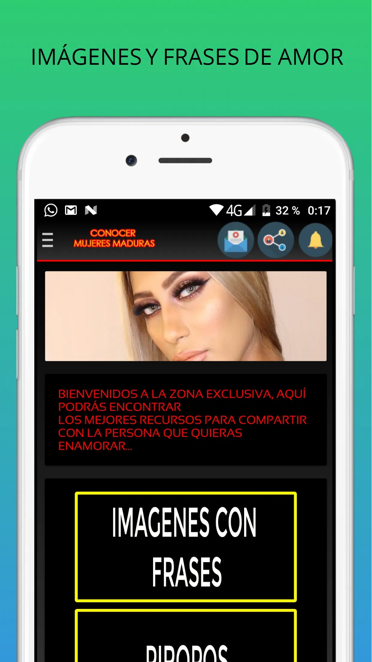 Conocer mujer madura soltera | Indus Appstore | Screenshot