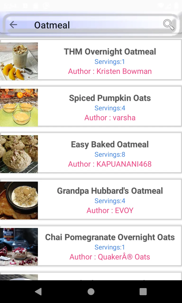 Oatmeal Cuisine: health recipe | Indus Appstore | Screenshot