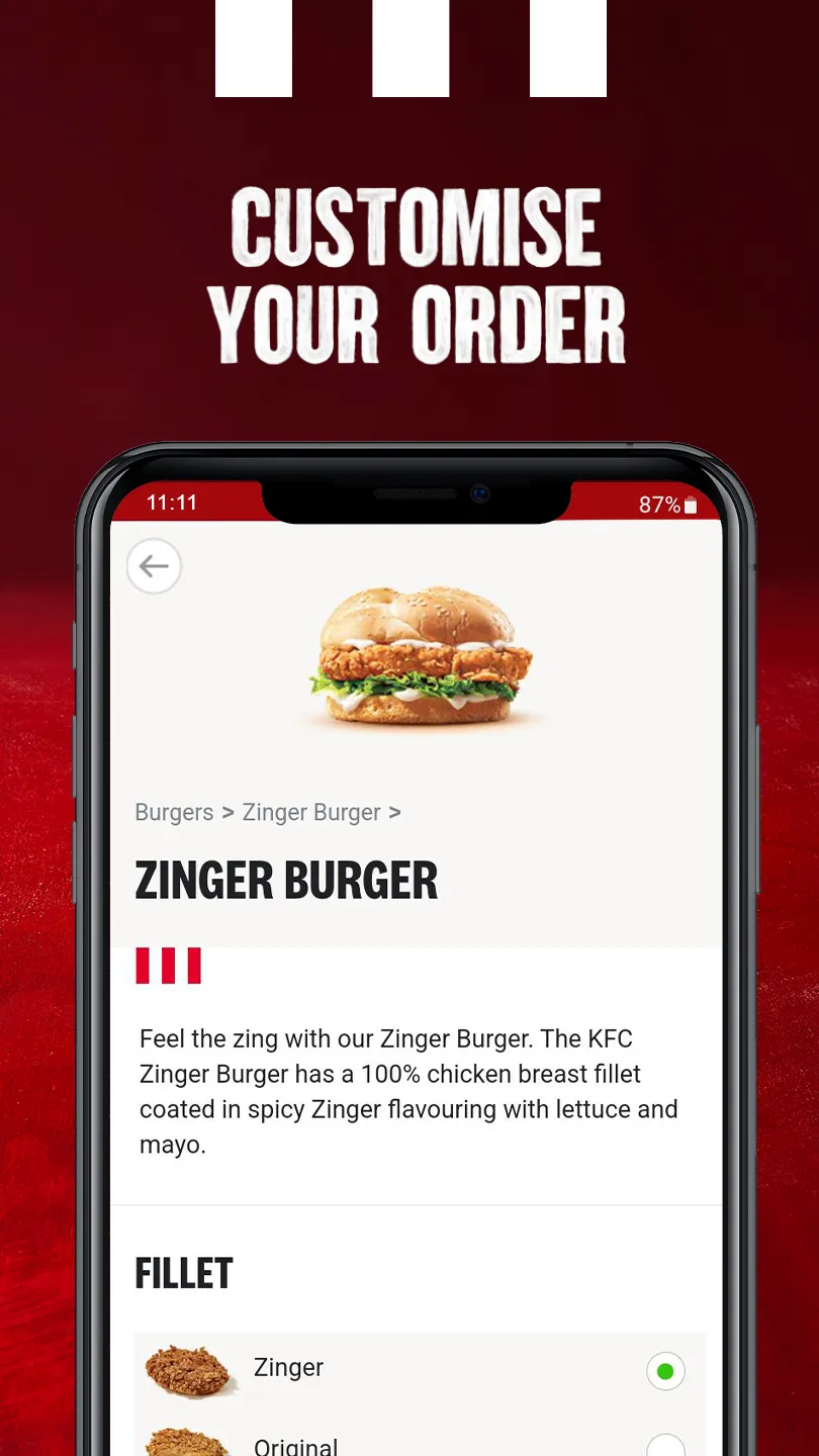 KFC New Zealand | Indus Appstore | Screenshot