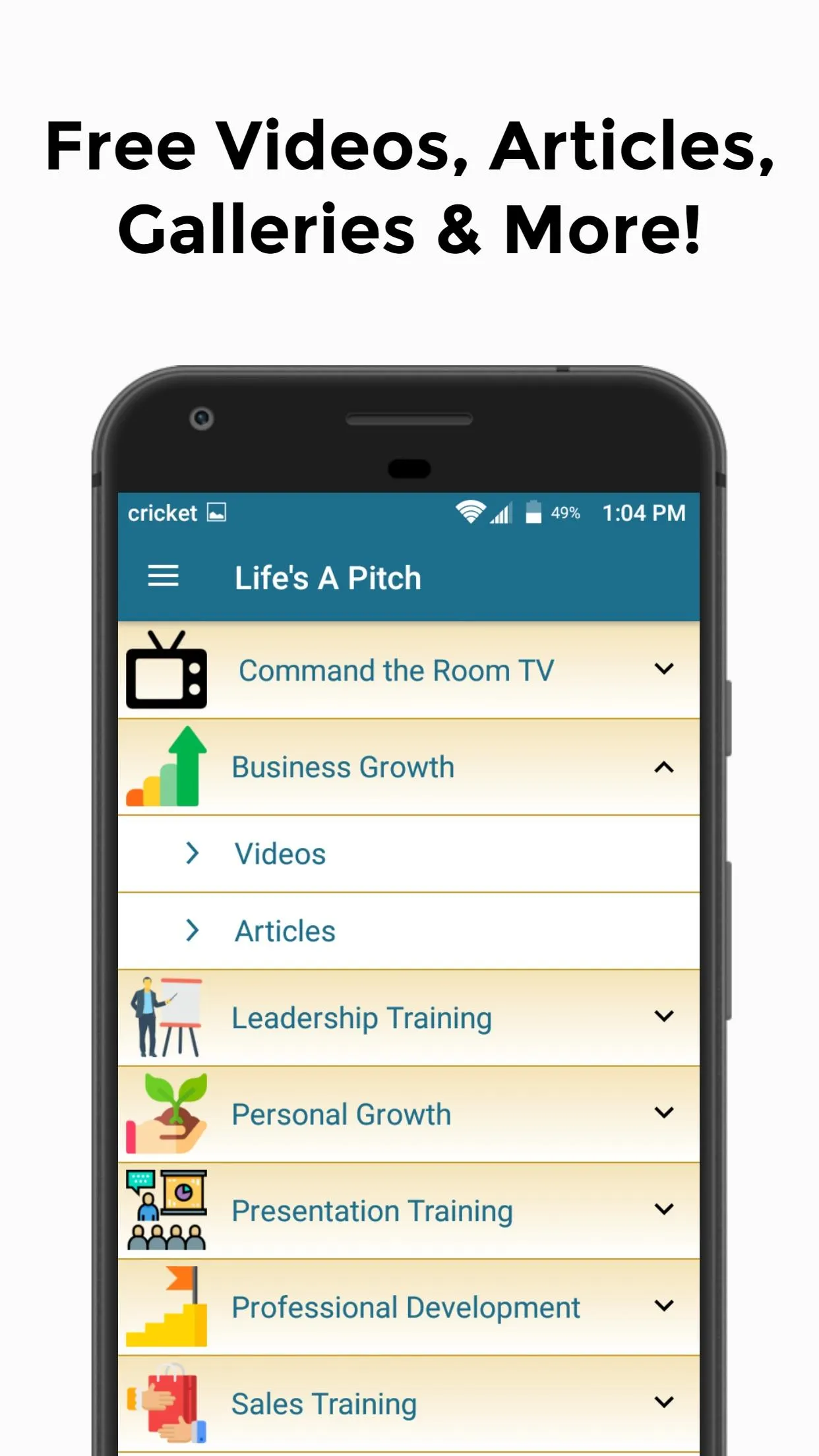 Life's a Pitch | Indus Appstore | Screenshot