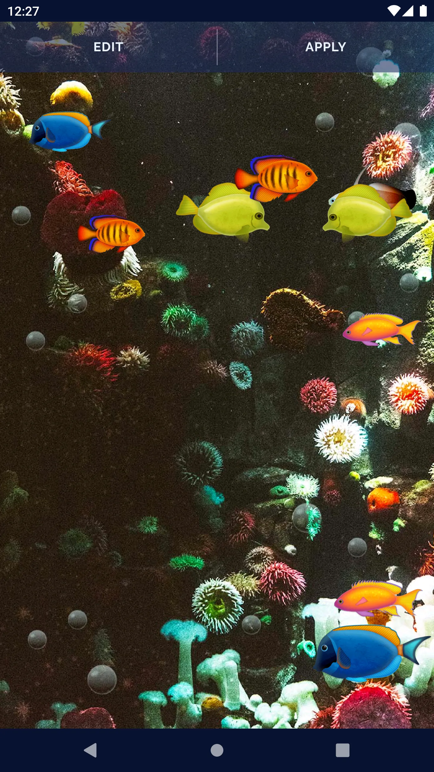 Aquarium Fish Live Wallpaper | Indus Appstore | Screenshot