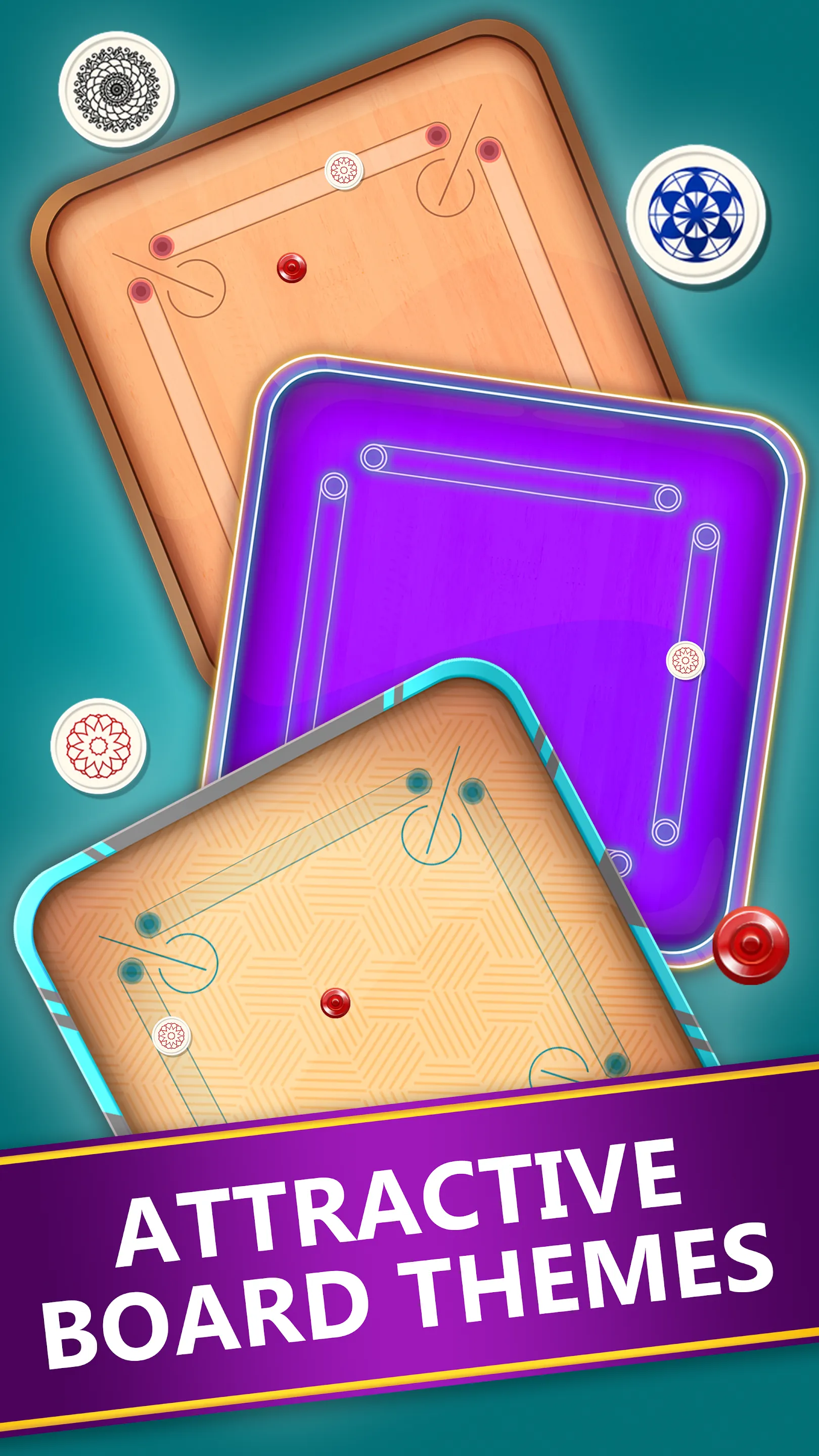 Carrom Board Game Disc Pool | Indus Appstore | Screenshot