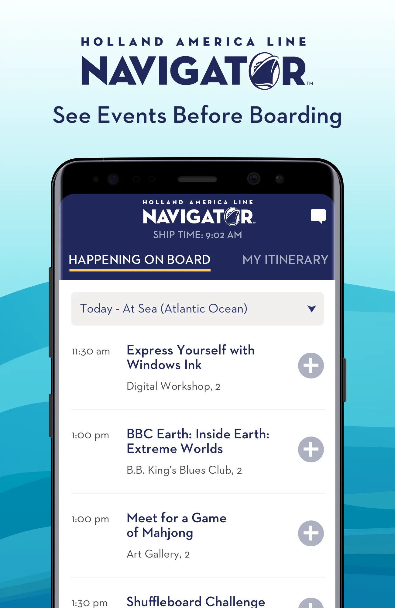 Holland America Line Navigator | Indus Appstore | Screenshot