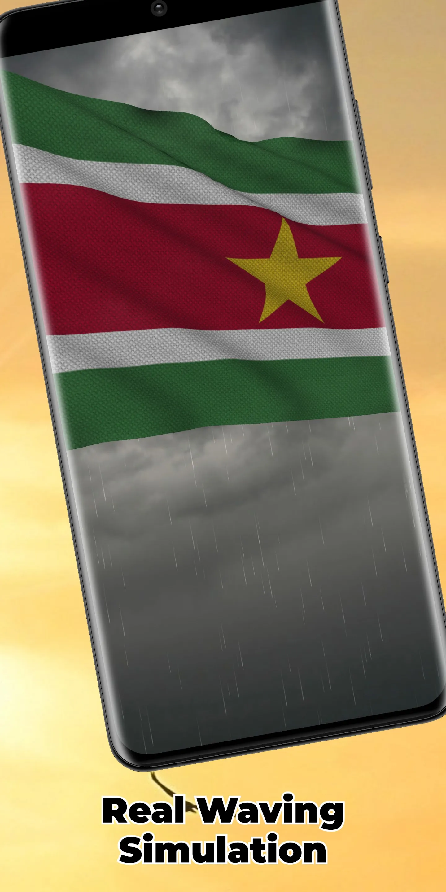 Suriname Flag Live Wallpaper | Indus Appstore | Screenshot