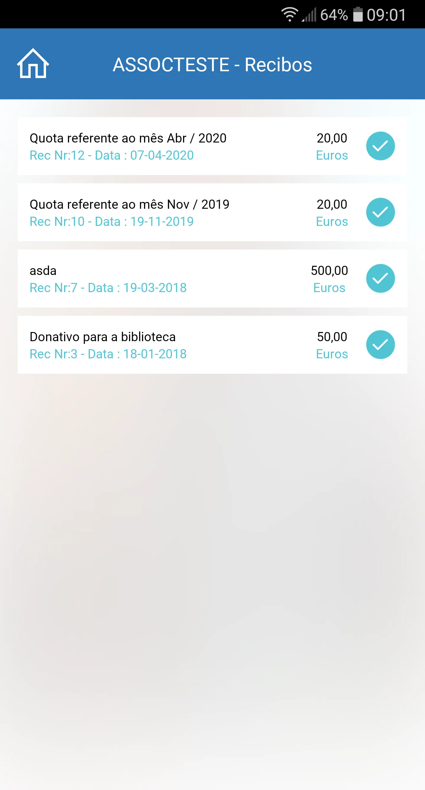 Cartão Sócio | Indus Appstore | Screenshot