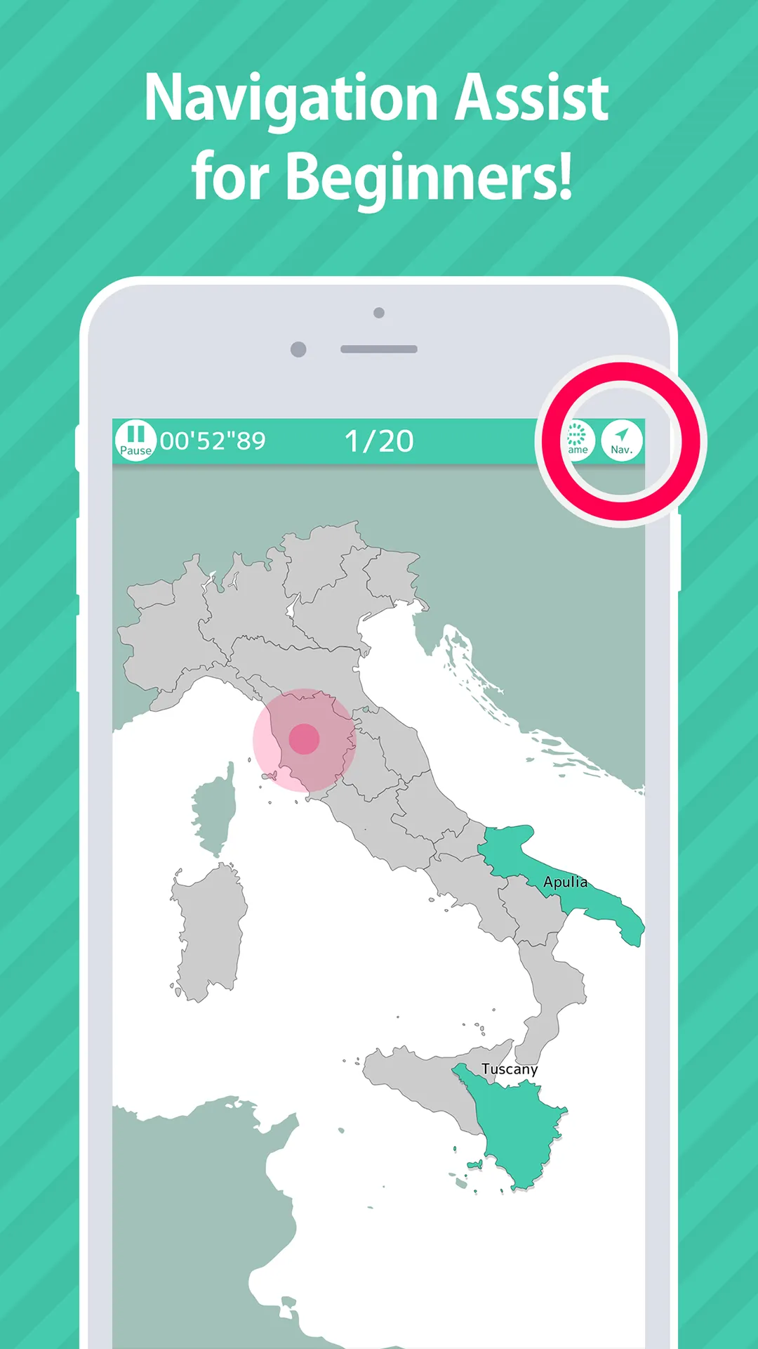 E. Learning Italy Map Puzzle | Indus Appstore | Screenshot