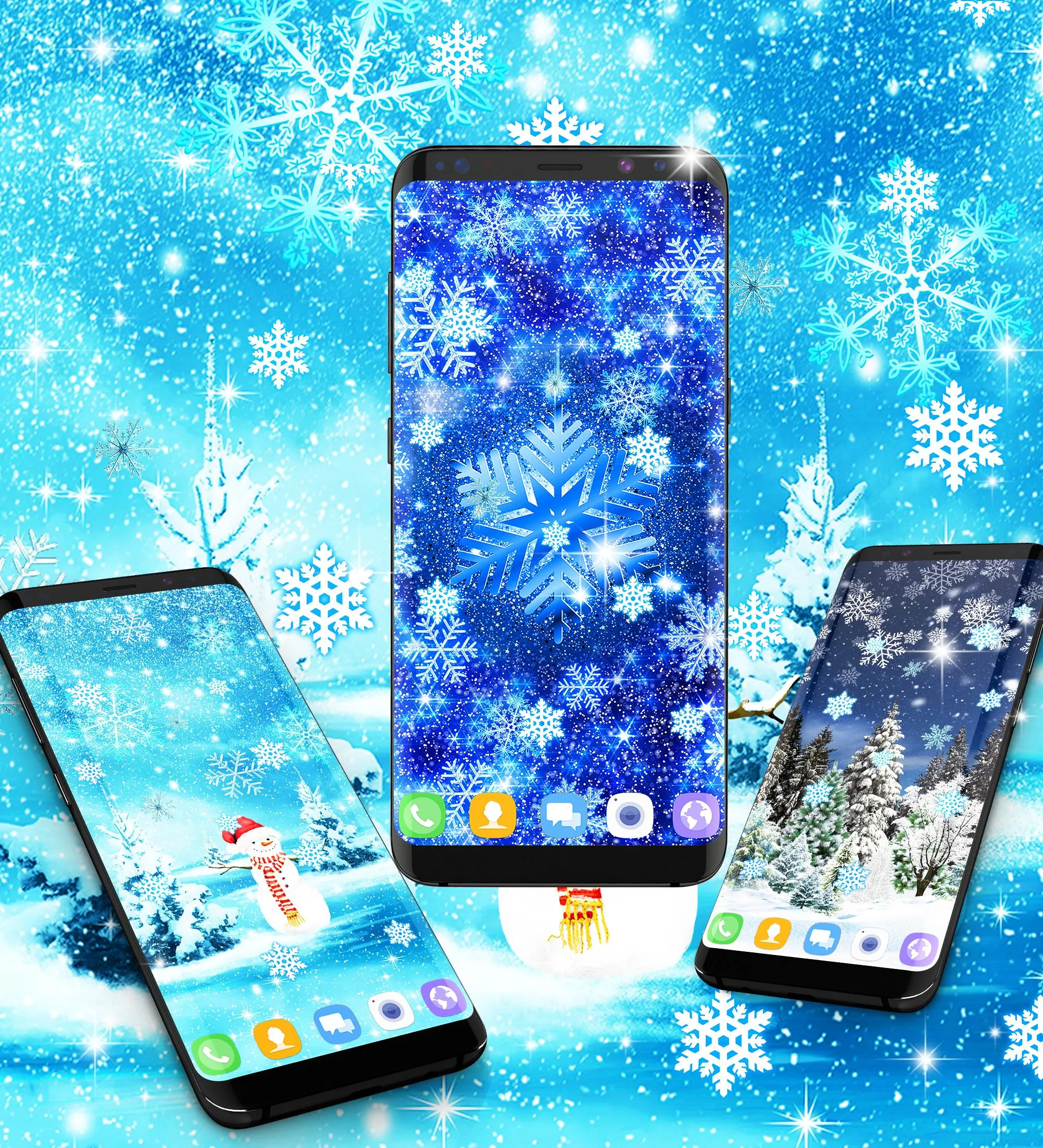 Snow winter live wallpaper | Indus Appstore | Screenshot