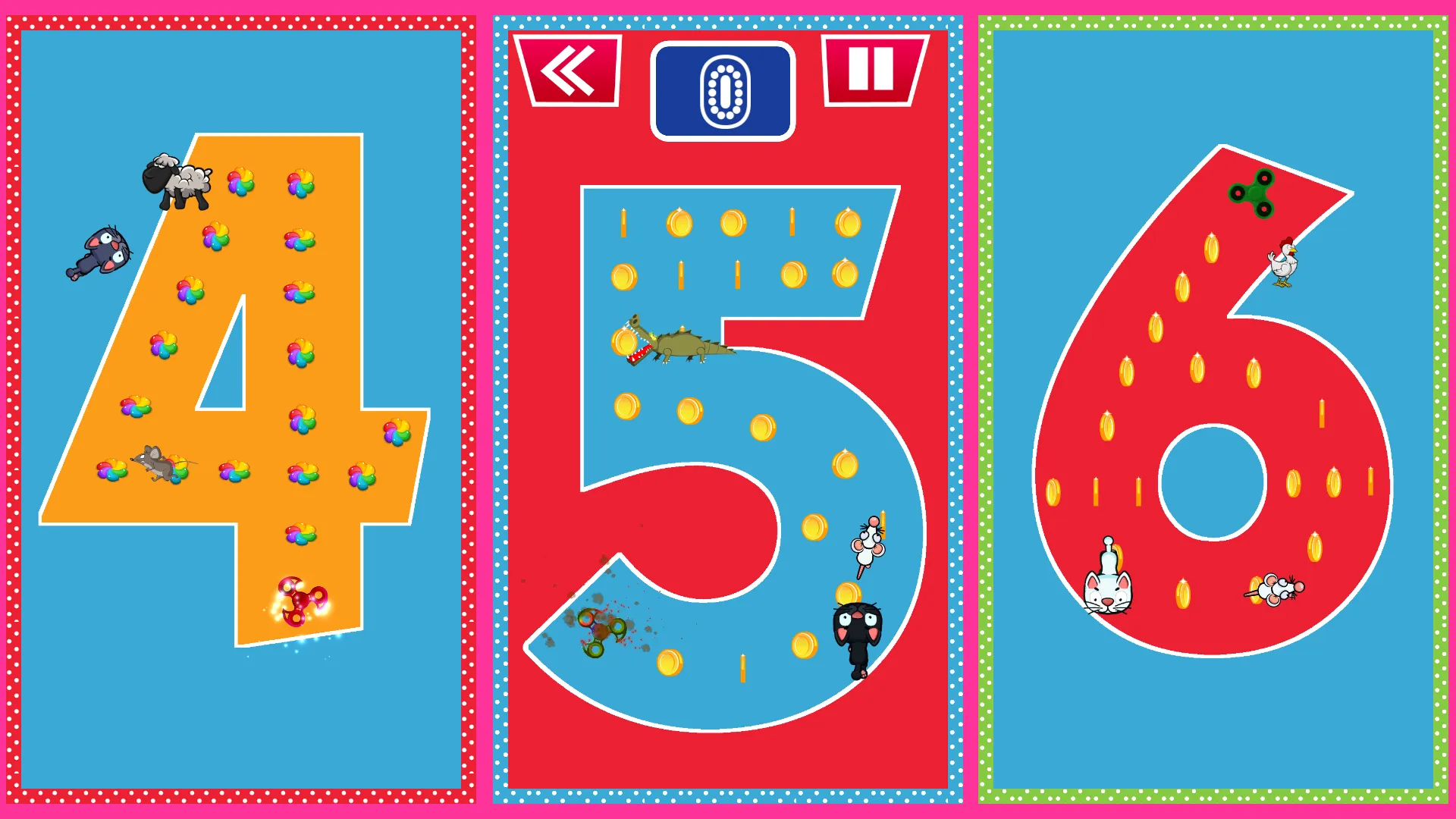 Spinner Kids Letters & Numbers | Indus Appstore | Screenshot