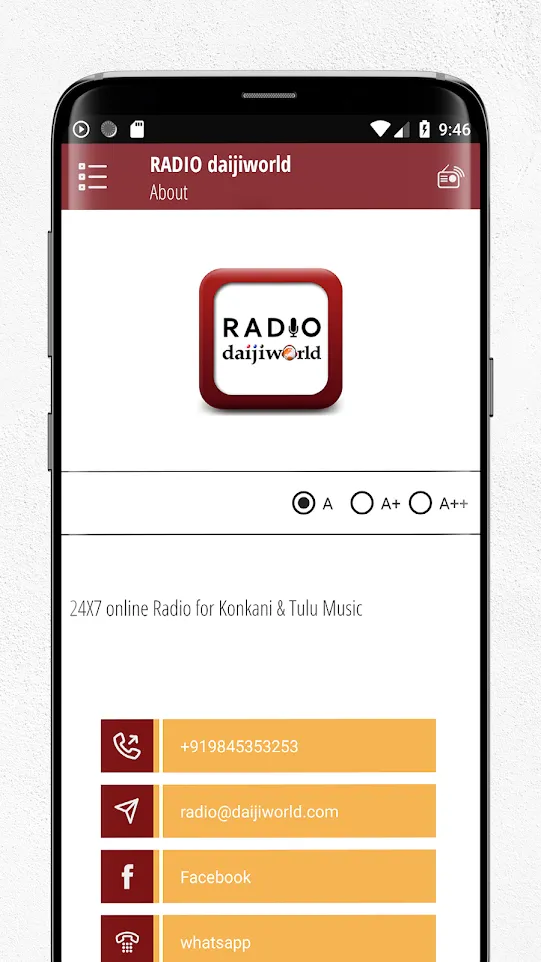 RADIO daijiworld | Indus Appstore | Screenshot