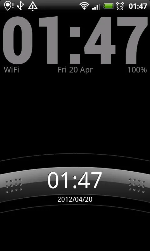 Simple Clock Live Wallpaper | Indus Appstore | Screenshot