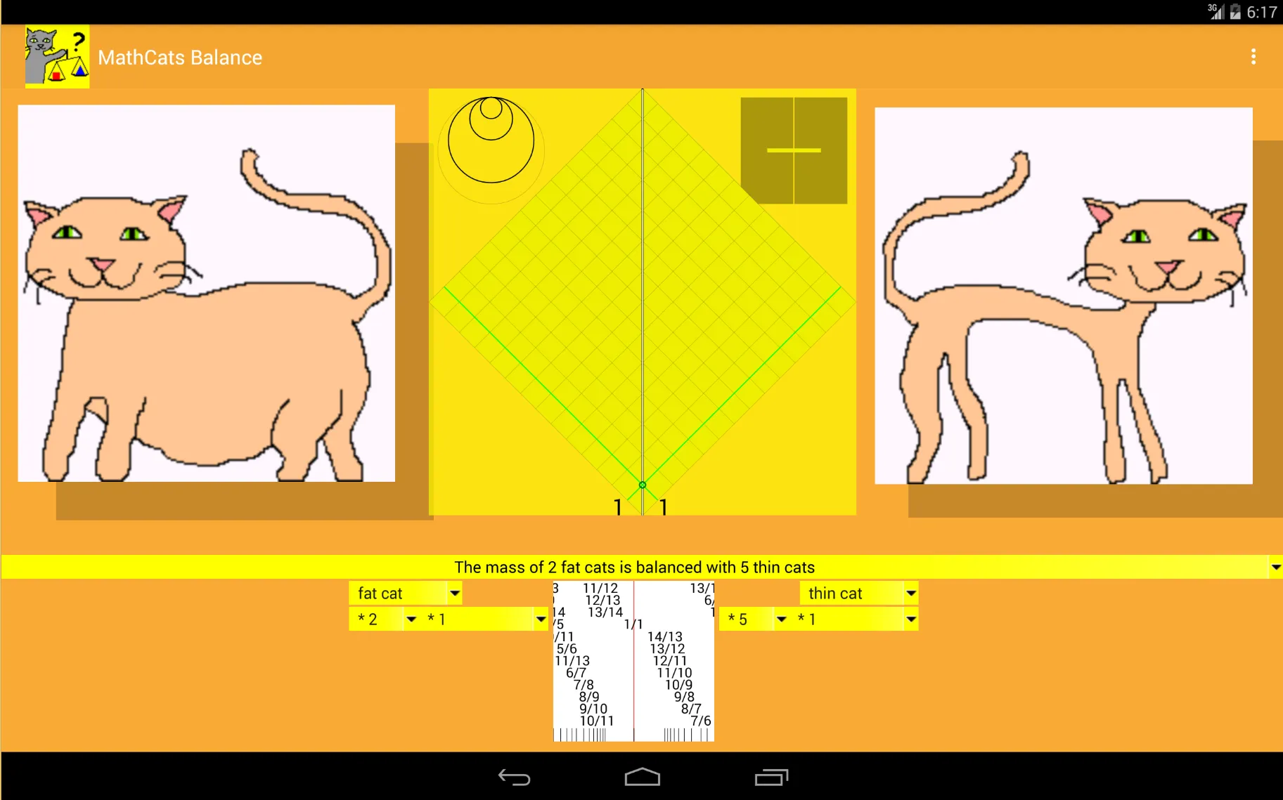 MathCats balance | Indus Appstore | Screenshot