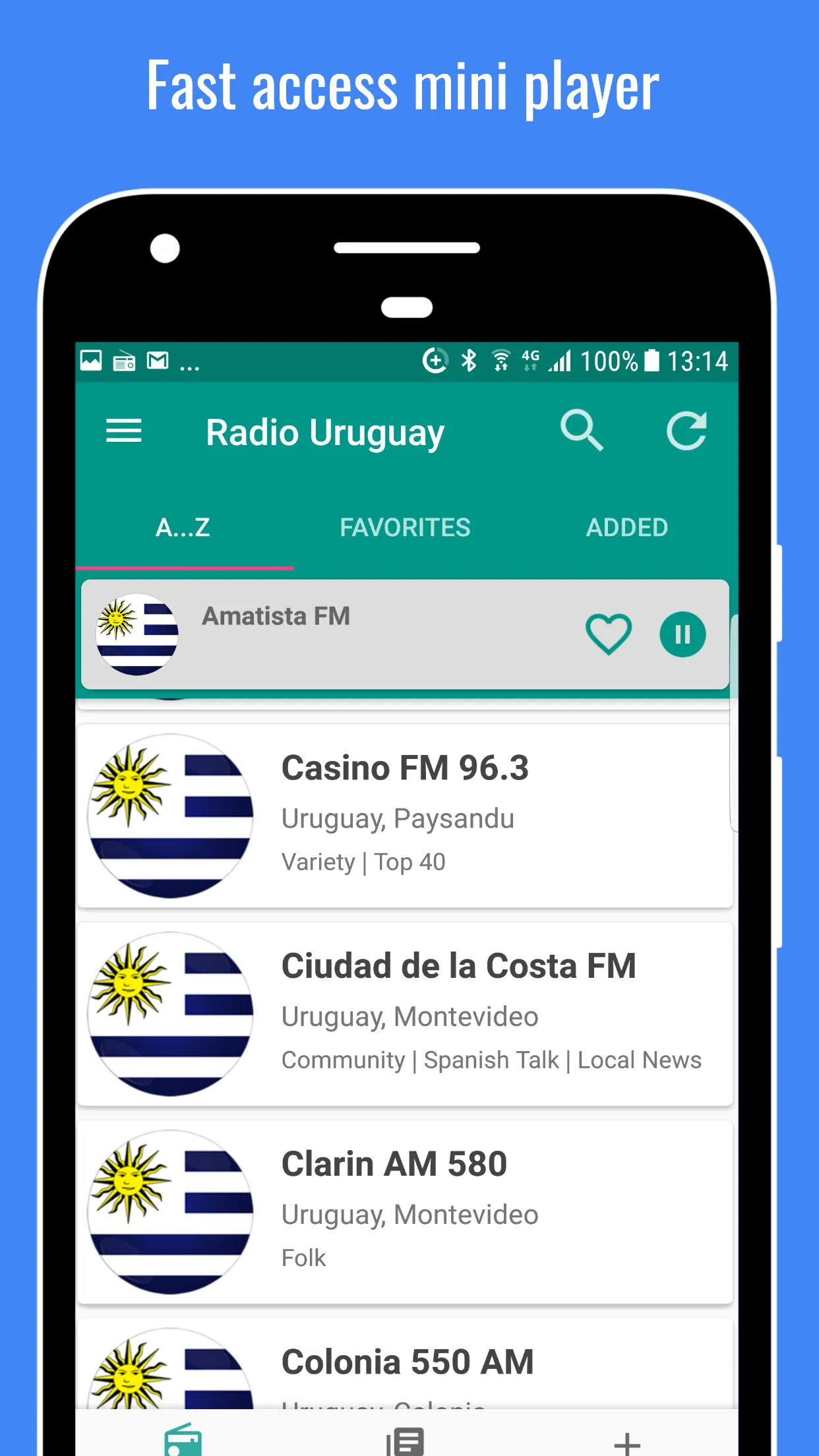 Uruguay Radio Stations | Indus Appstore | Screenshot