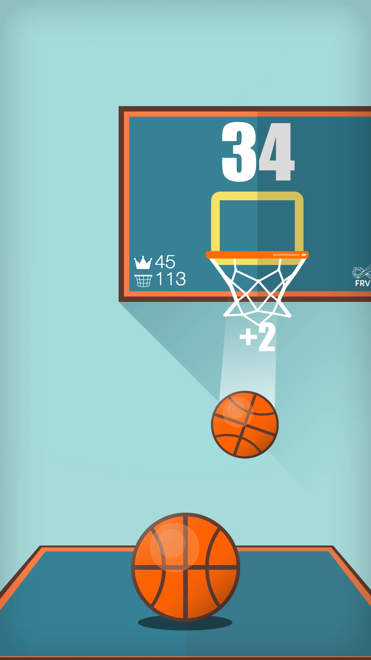 Basketball FRVR - Dunk Shoot | Indus Appstore | Screenshot