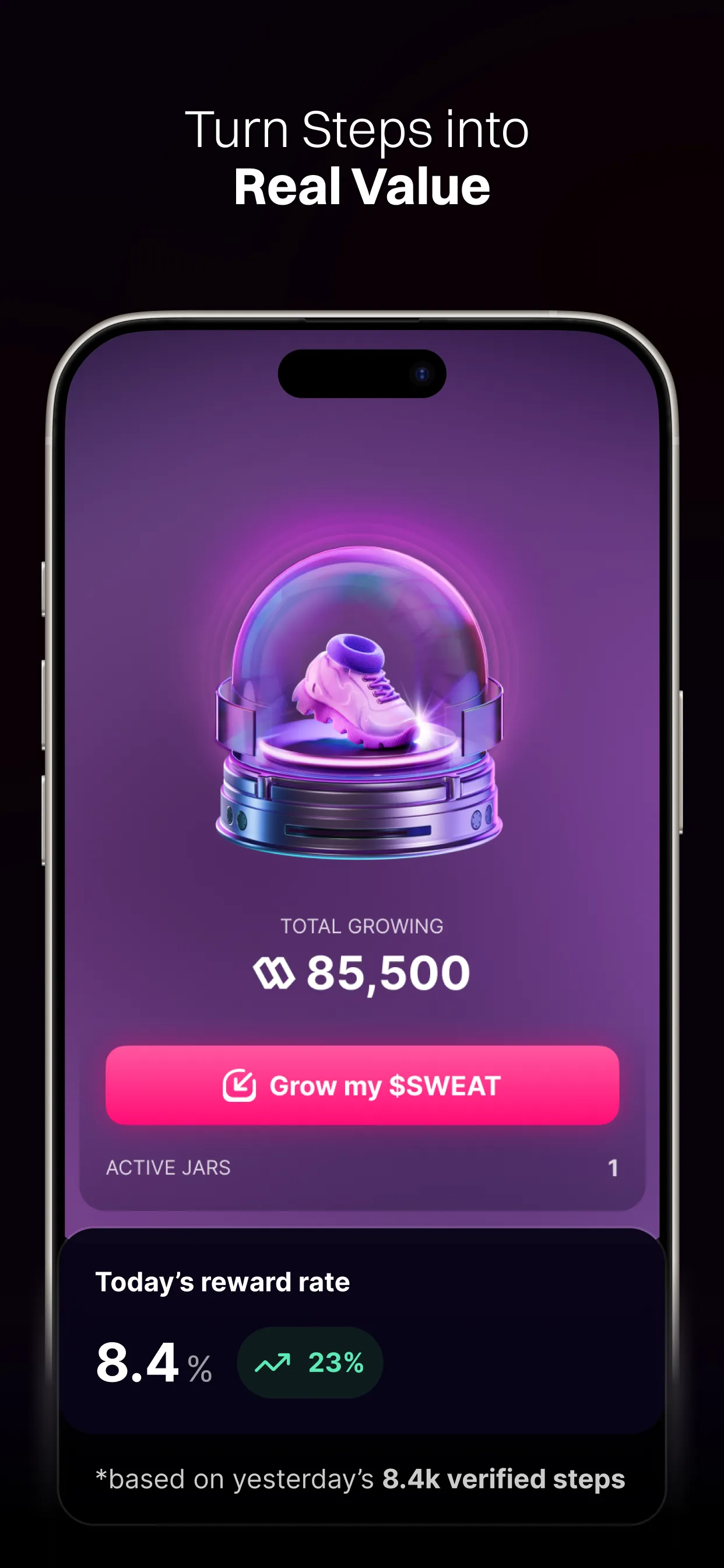 Sweat Wallet: Crypto & Rewards | Indus Appstore | Screenshot