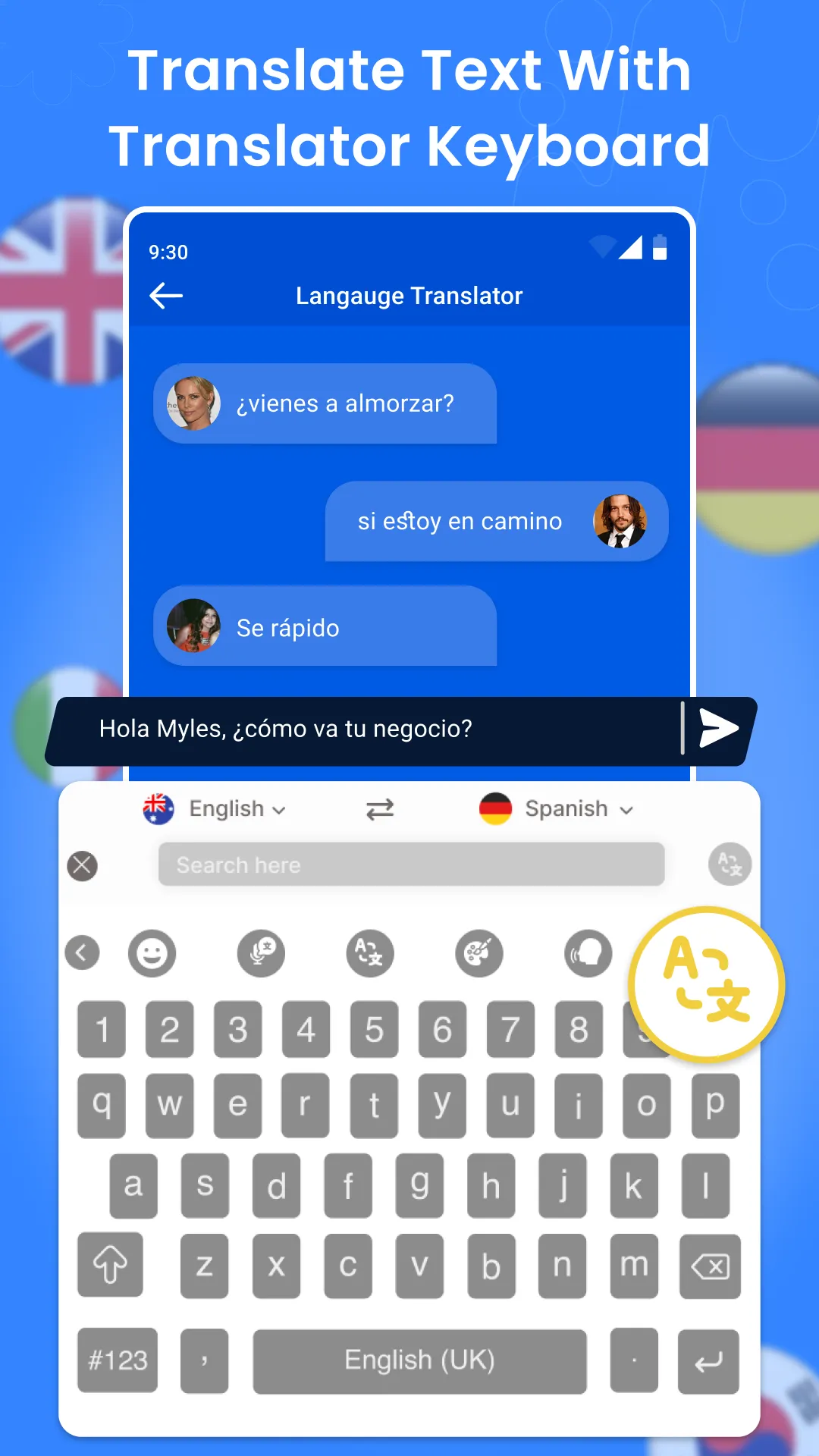 Translator Keyboard Pro | Indus Appstore | Screenshot