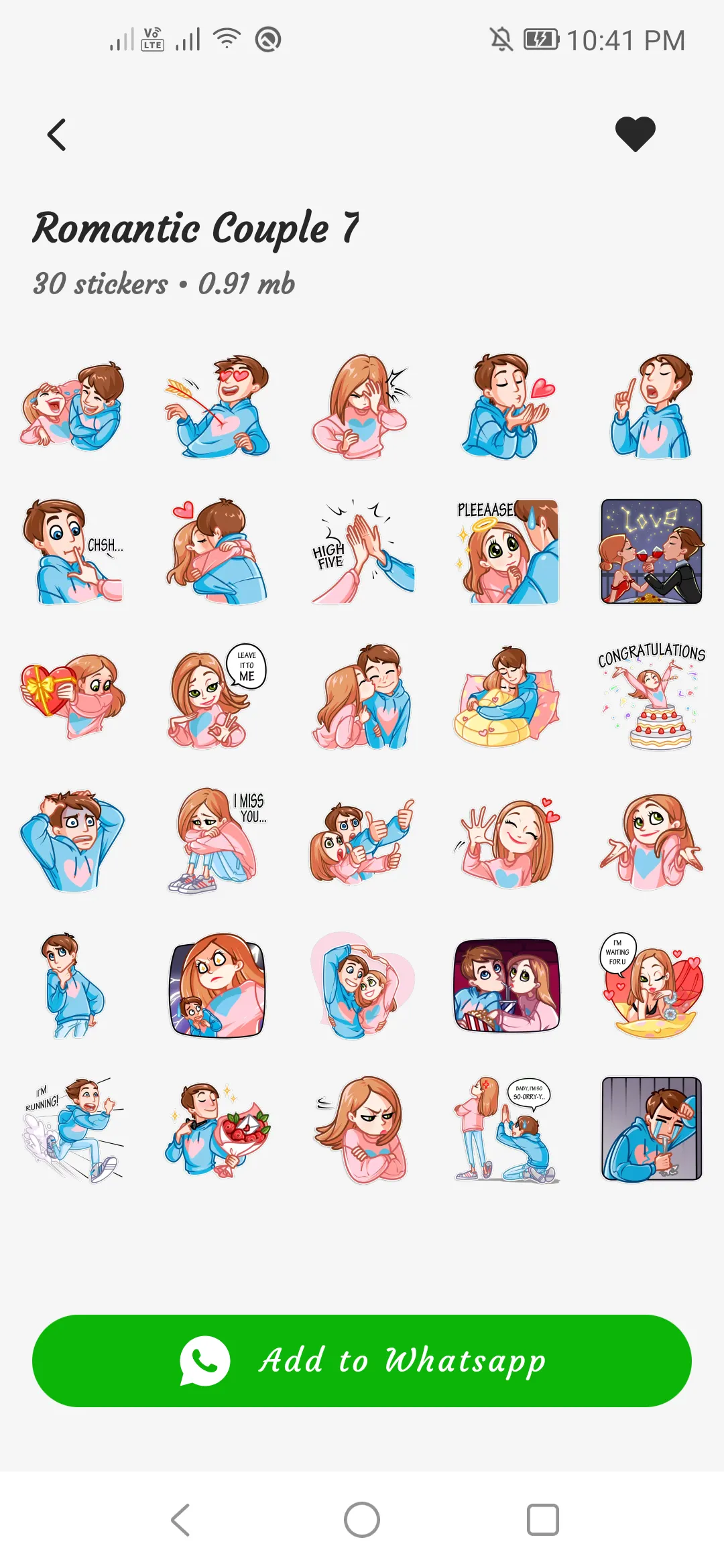 Love Stickers for WhatsApp | Indus Appstore | Screenshot