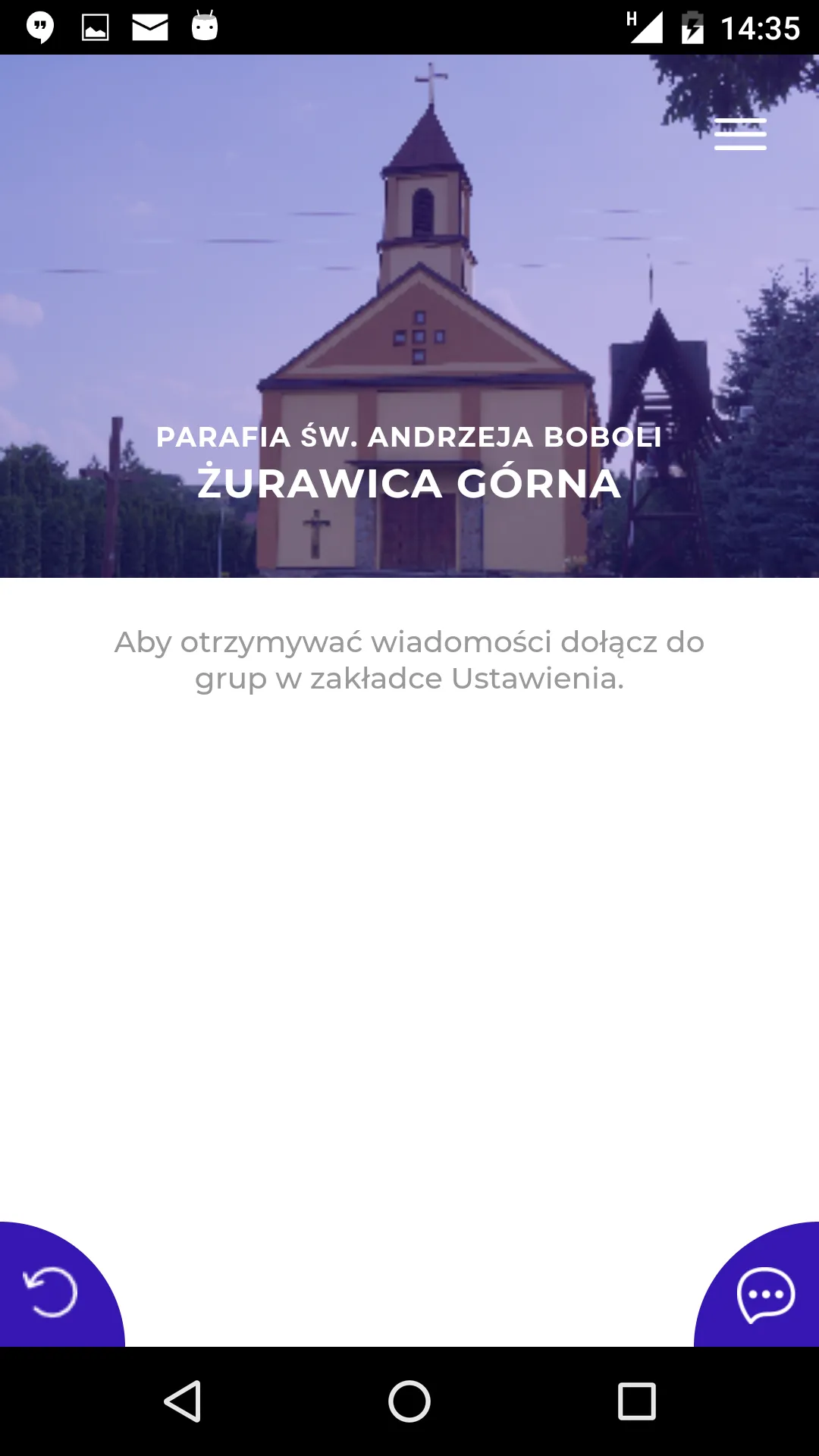 Parafia Żurawica Górna | Indus Appstore | Screenshot