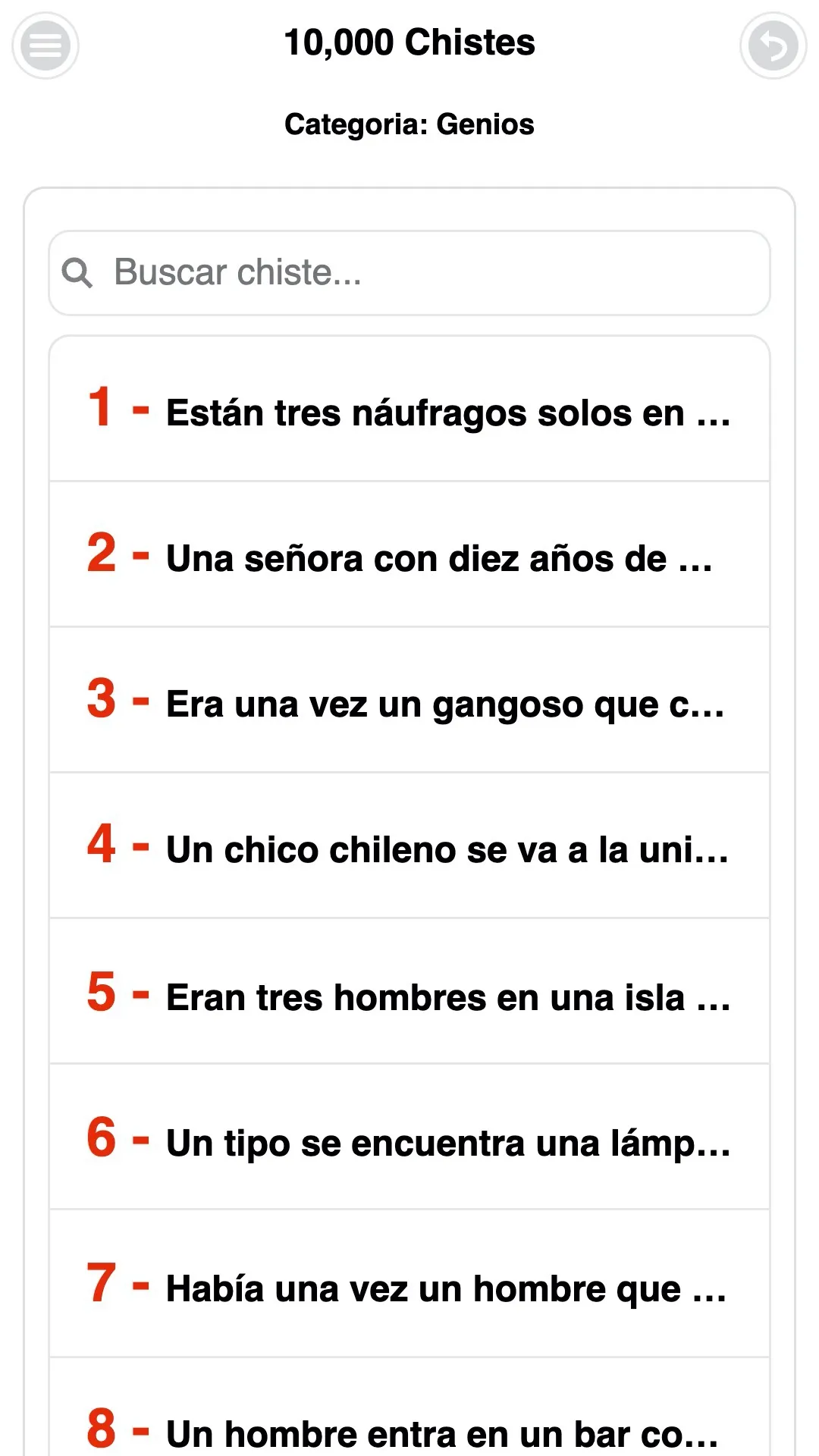 10,000 Chistes | Indus Appstore | Screenshot