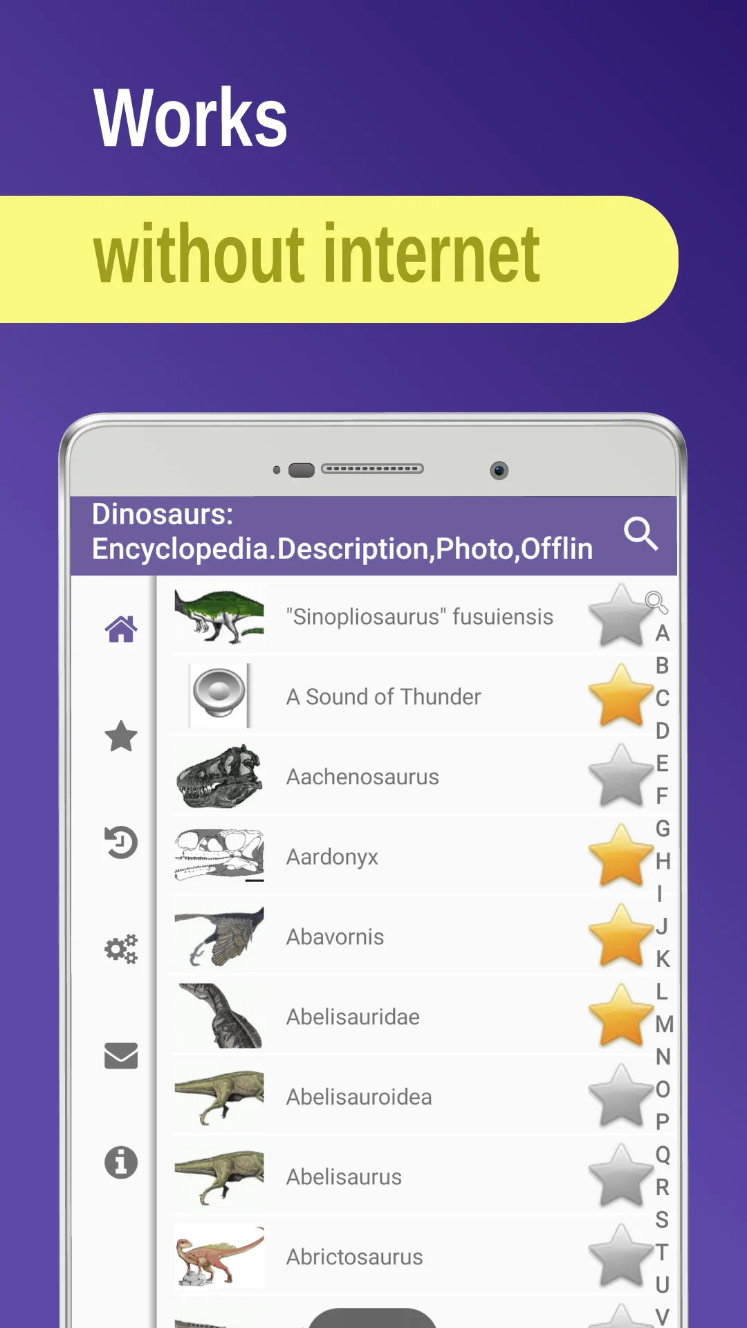 Dinosaurs. Paleontology | Indus Appstore | Screenshot