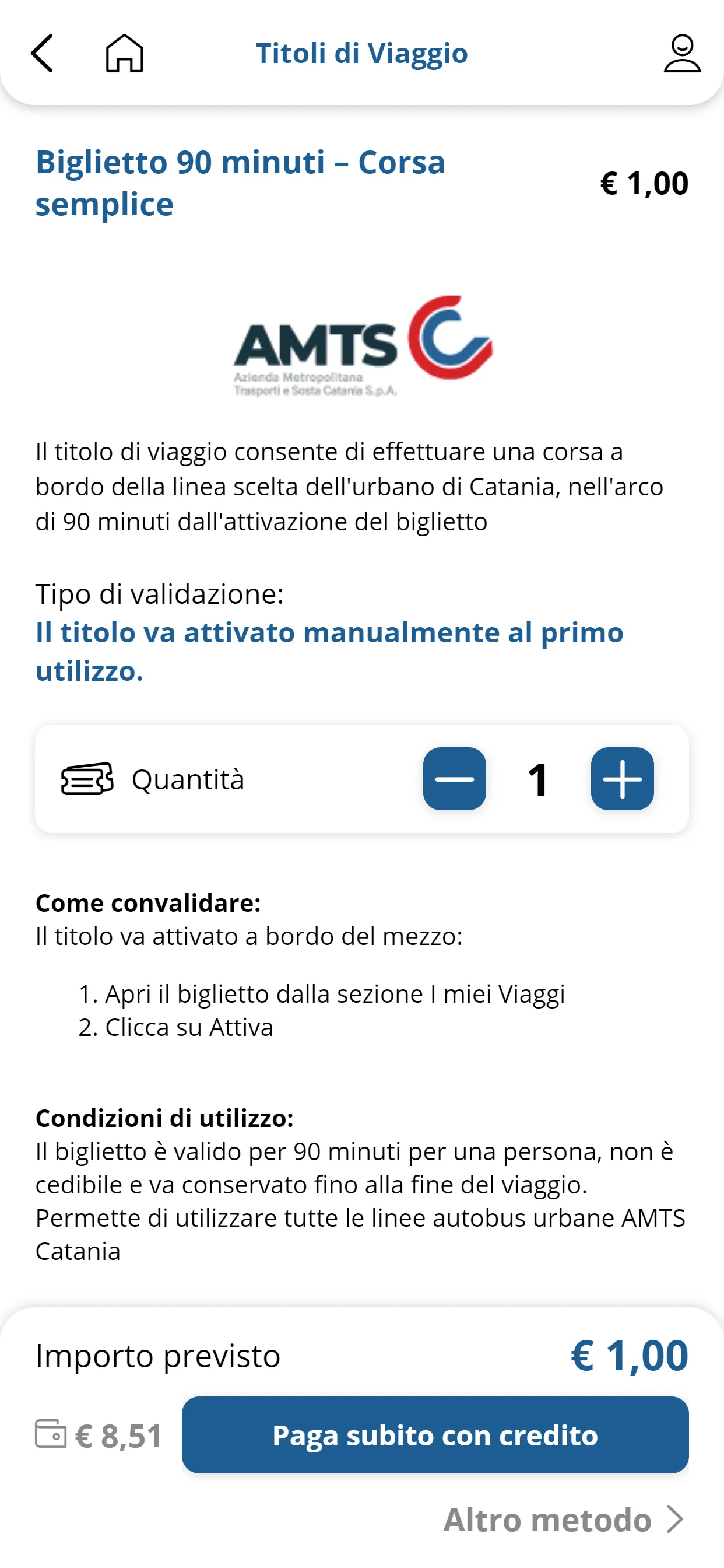 AMTS Catania | Indus Appstore | Screenshot