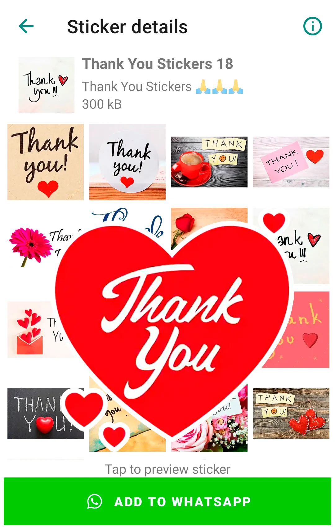 Thanks stickers for WhatsApp | Indus Appstore | Screenshot