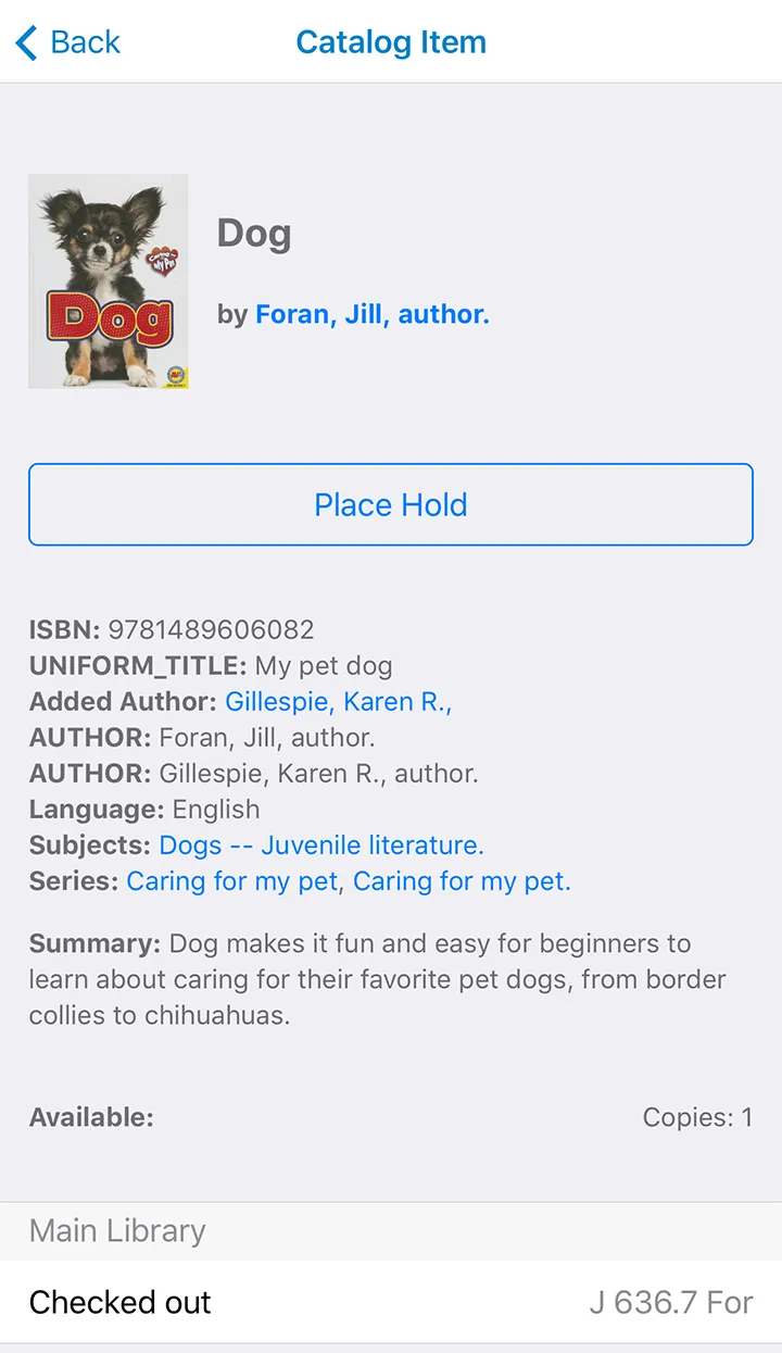 Lafayette Public Library | Indus Appstore | Screenshot