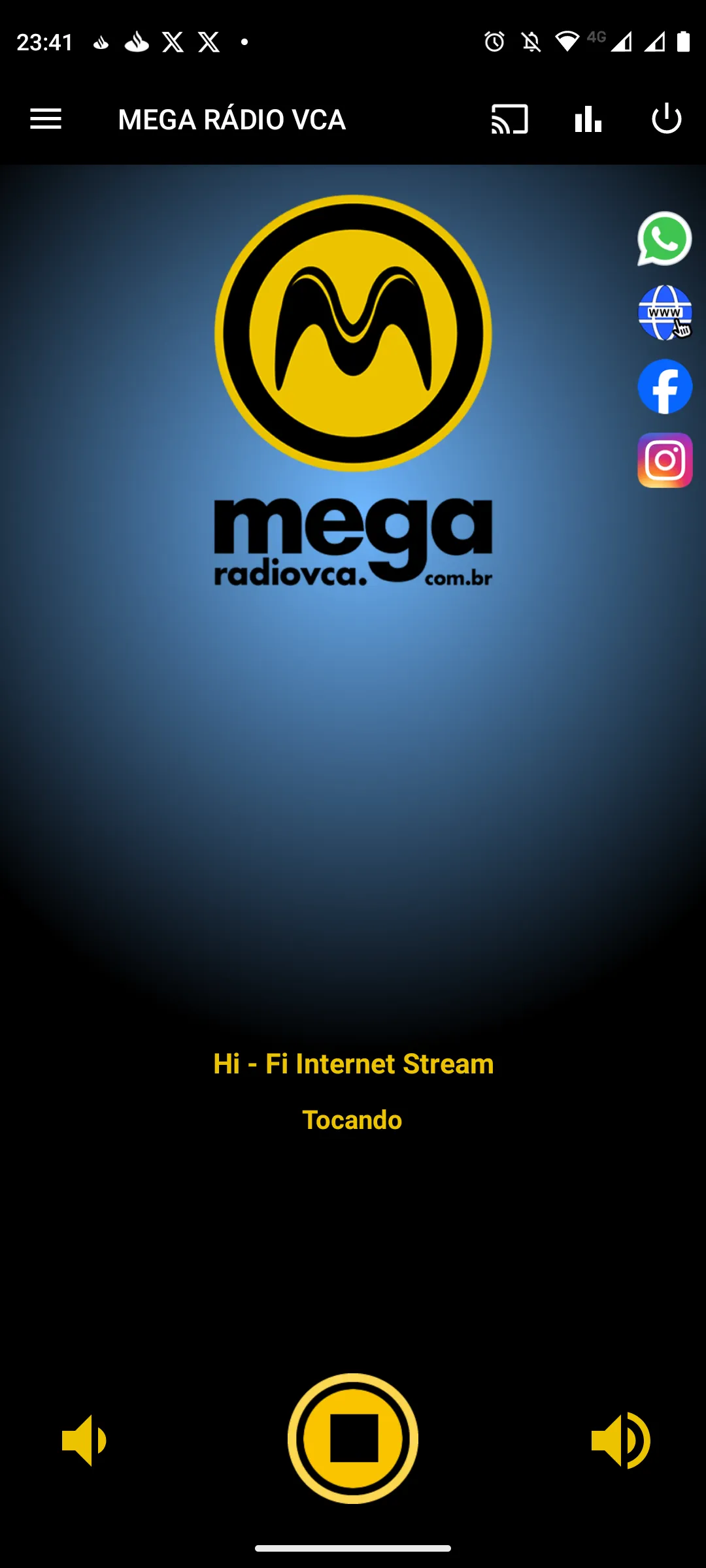 MEGA RÁDIO VCA | Indus Appstore | Screenshot